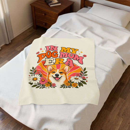 Pembroke Welsh Corgi Blanket In My Dog Mom Era Dog Lover Gift velveteen plush blanket