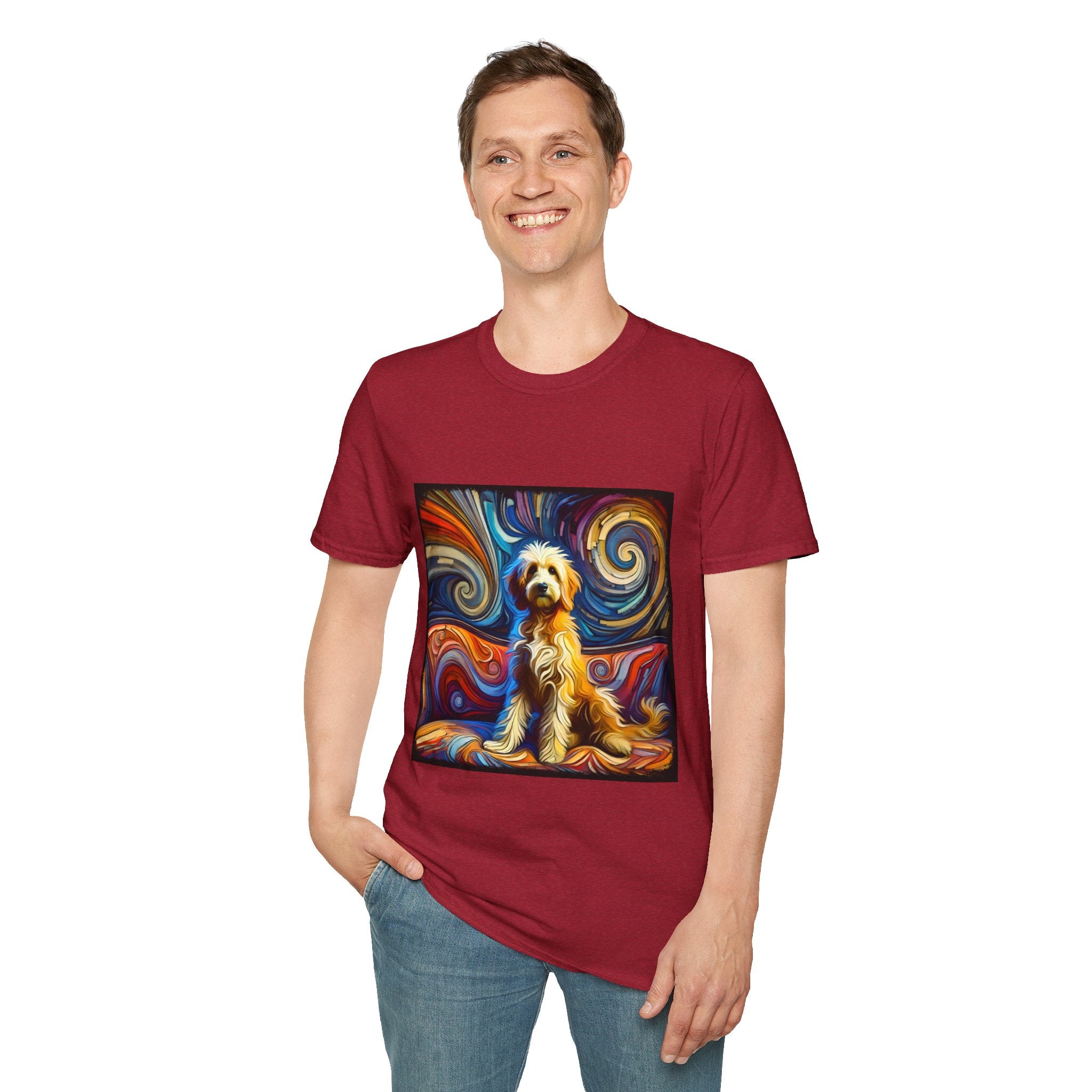 Goldendoodle Multicolored Swirl | Unisex Dog T-Shirt