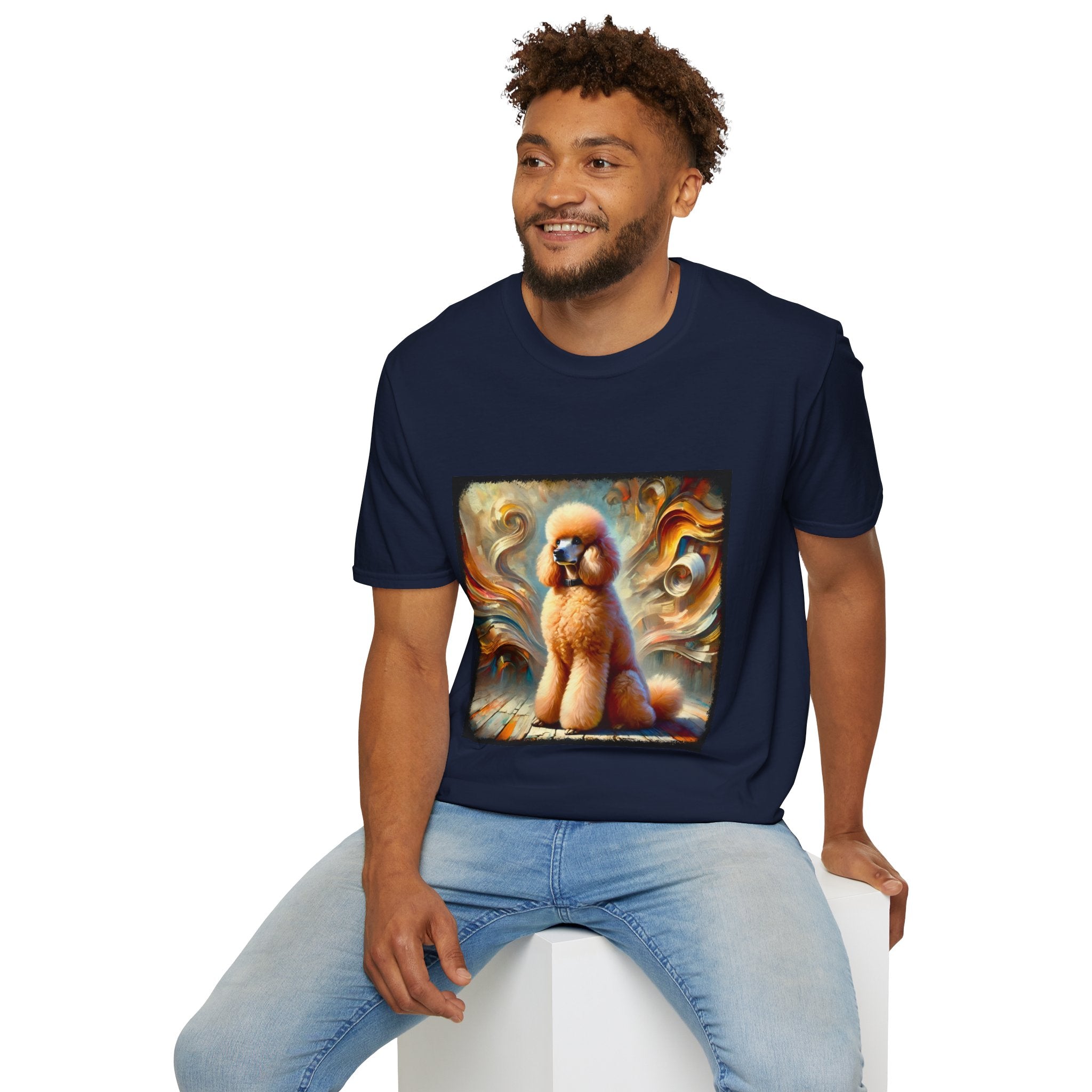 Poodle Golden Swirl | Unisex Dog T-Shirt