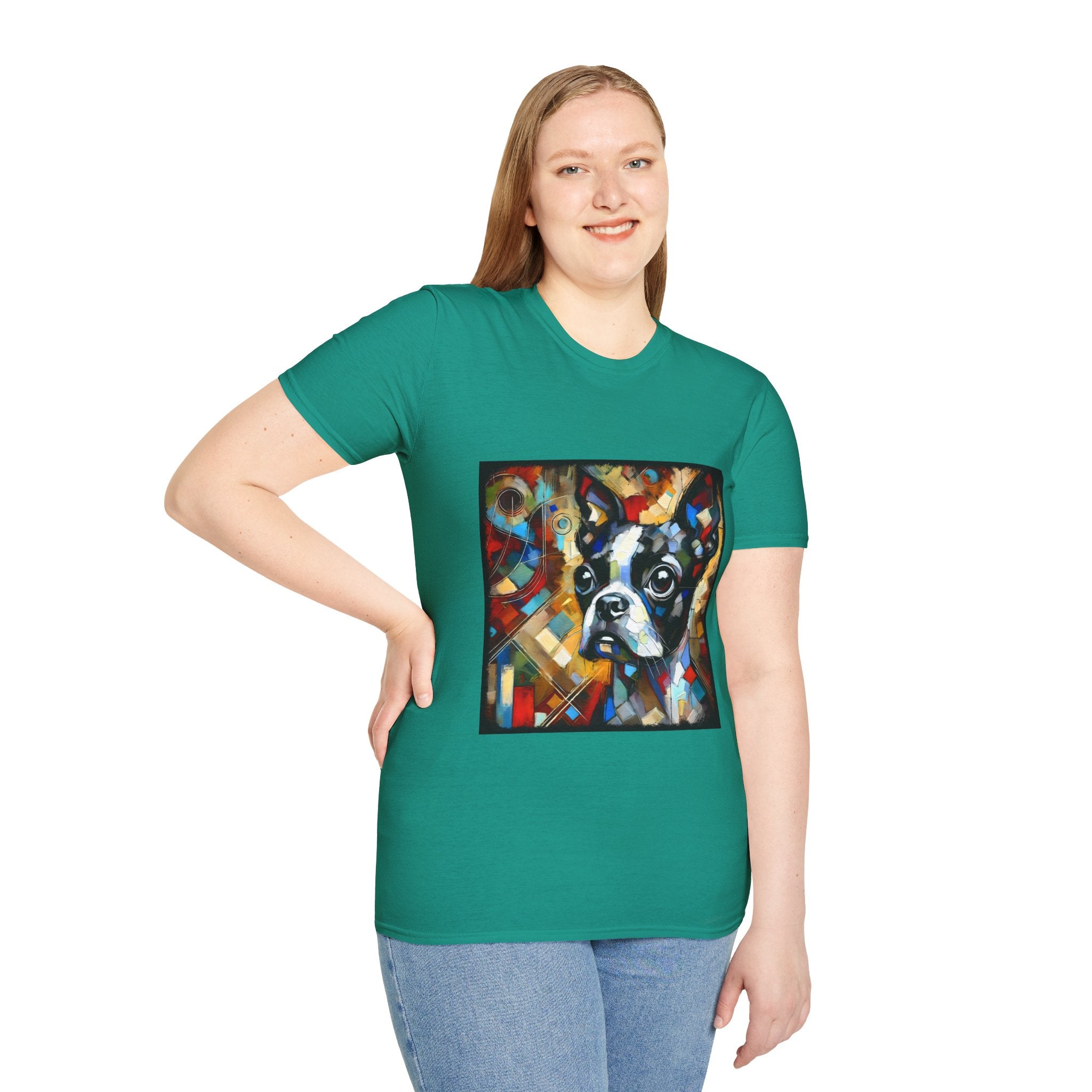 Boston Terrier Mirror Classic | Unisex Dog T-Shirt