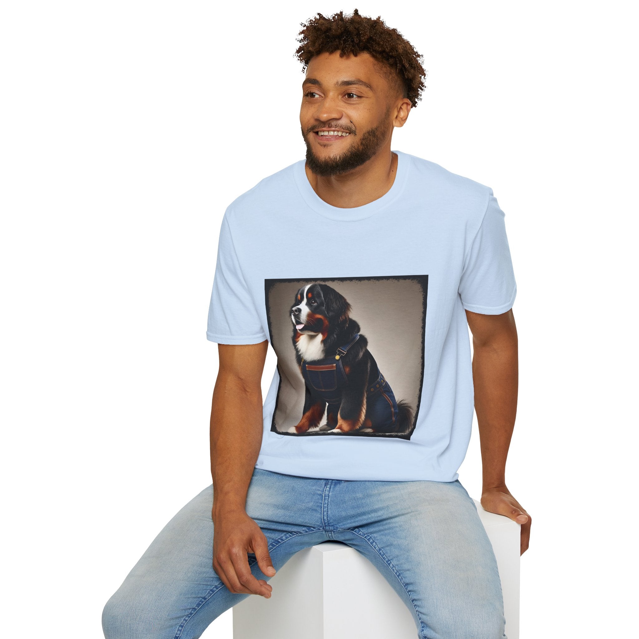 Bernese Mountain Dog Shirt | Denim Darling Dog Lover Tee