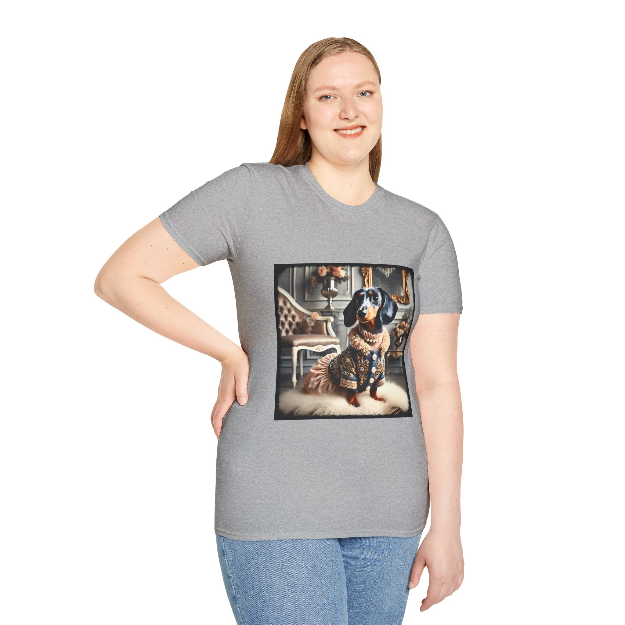Dachshund Regal Muse | Unisex Dog T-Shirt