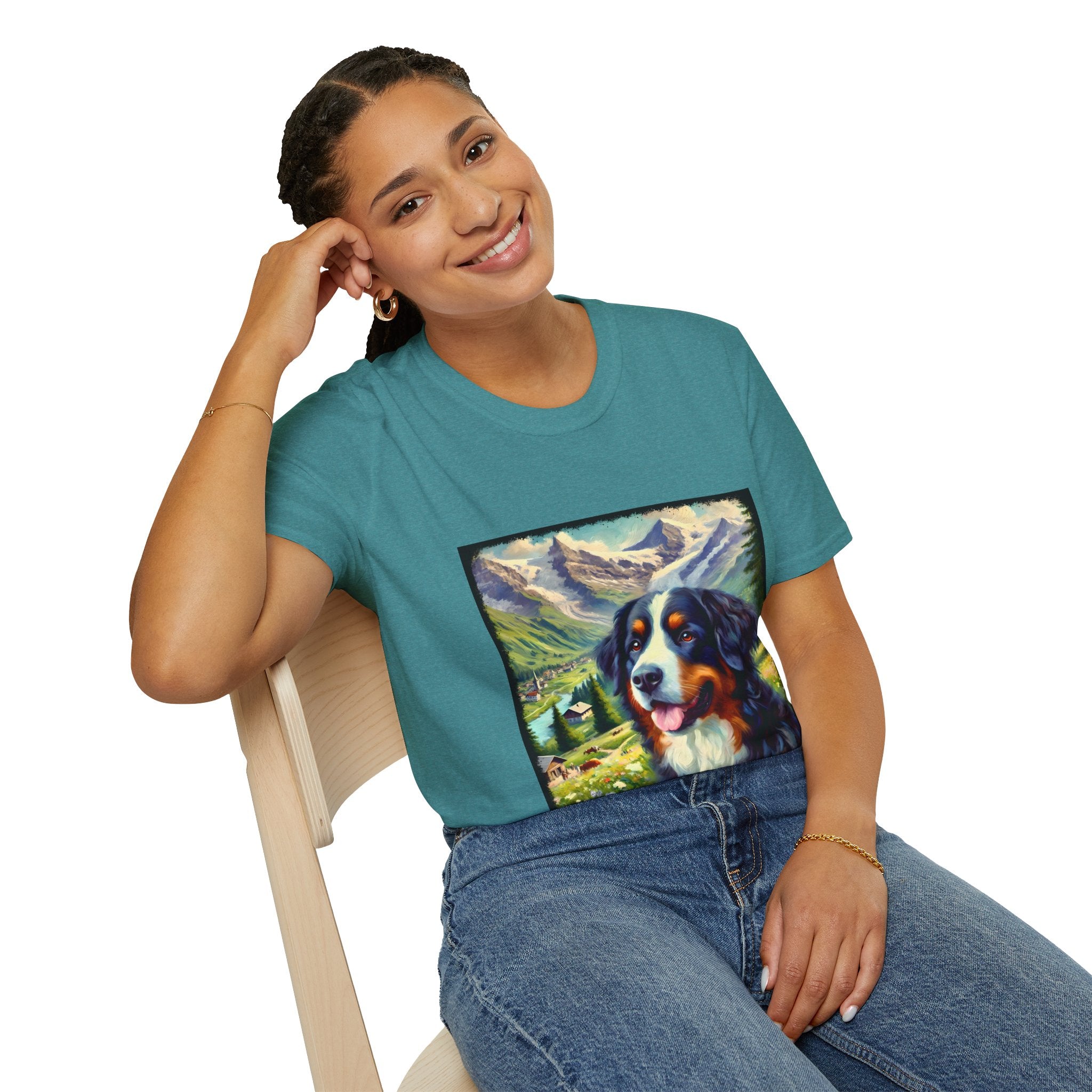 Bernese Mountain Dog Swiss Classic | Unisex Dog T-Shirt