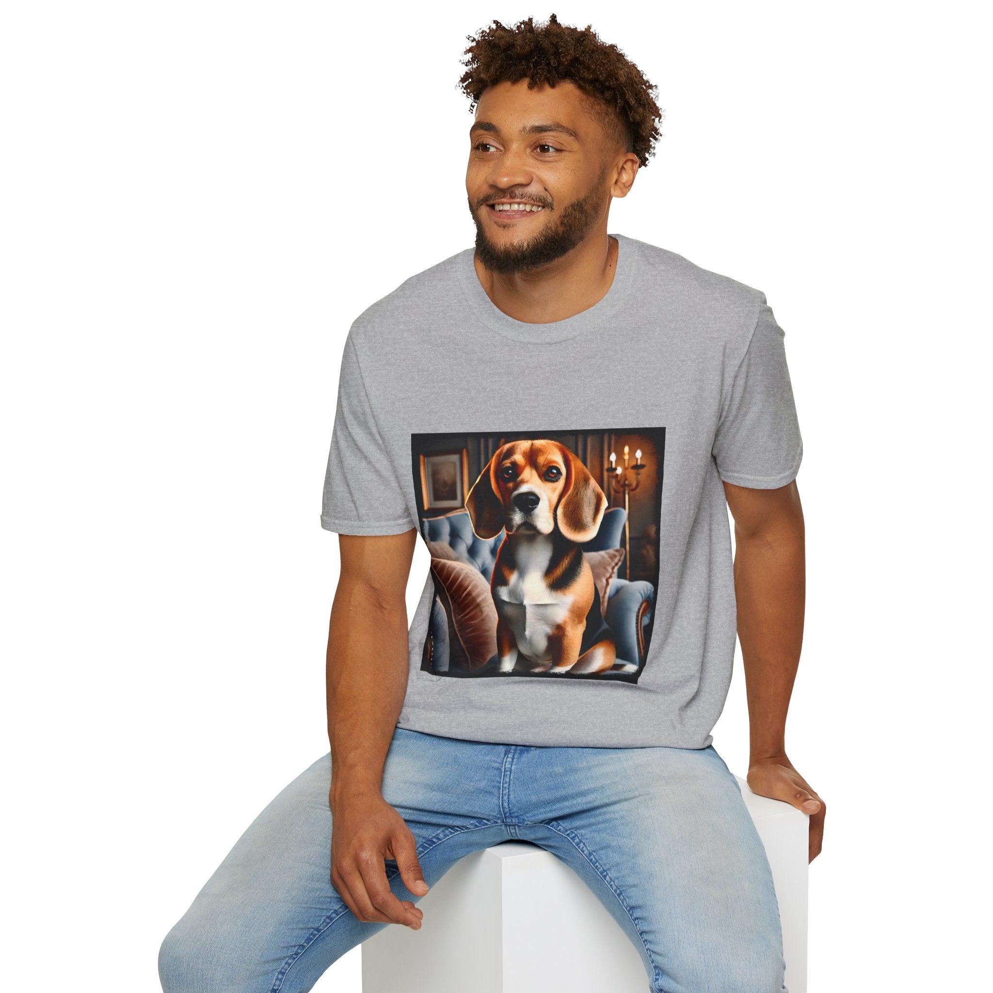 Beagle Poised Portrait | Unisex Dog T-Shirt