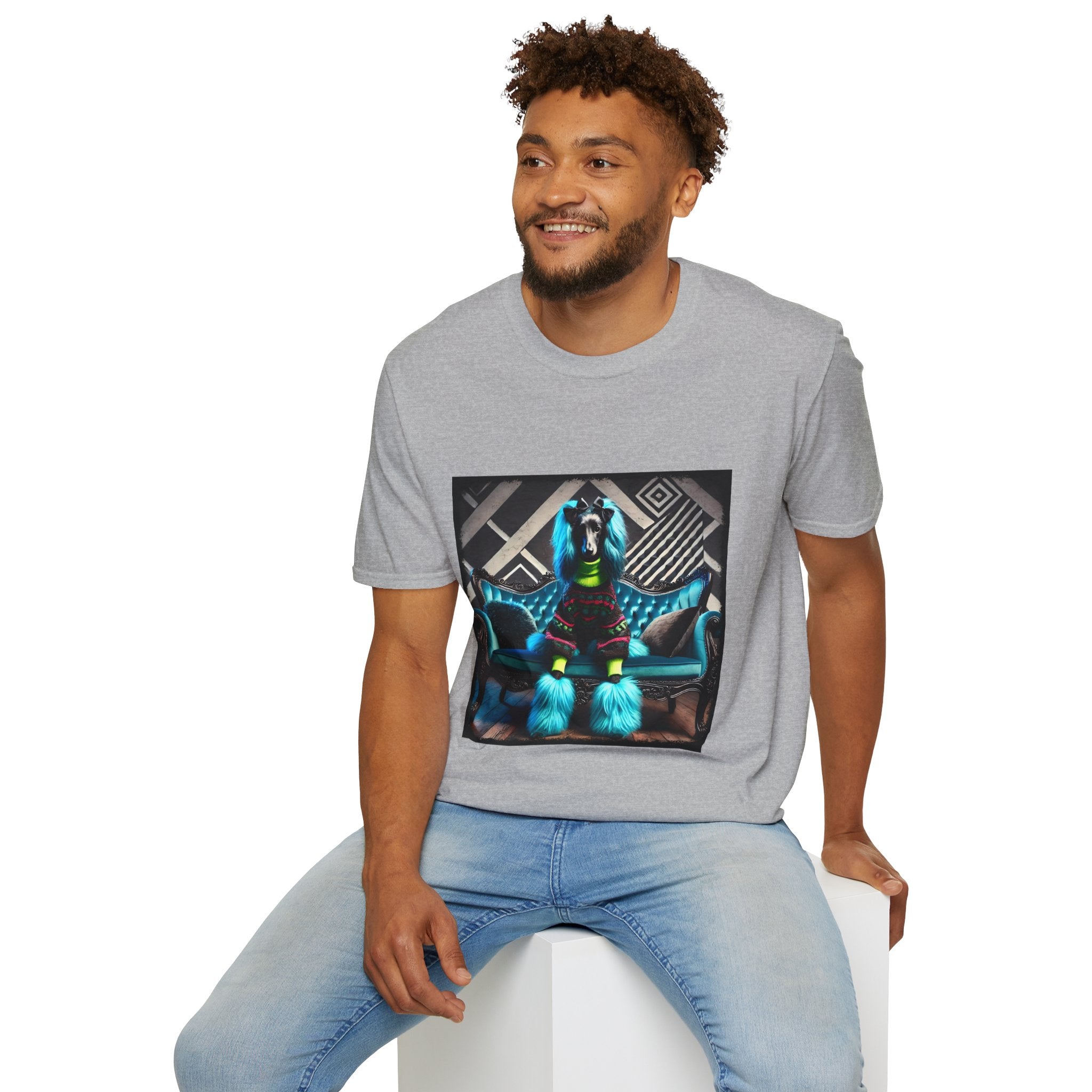Afghan Hound Shirt | Neon Chic Dog Lover Tee
