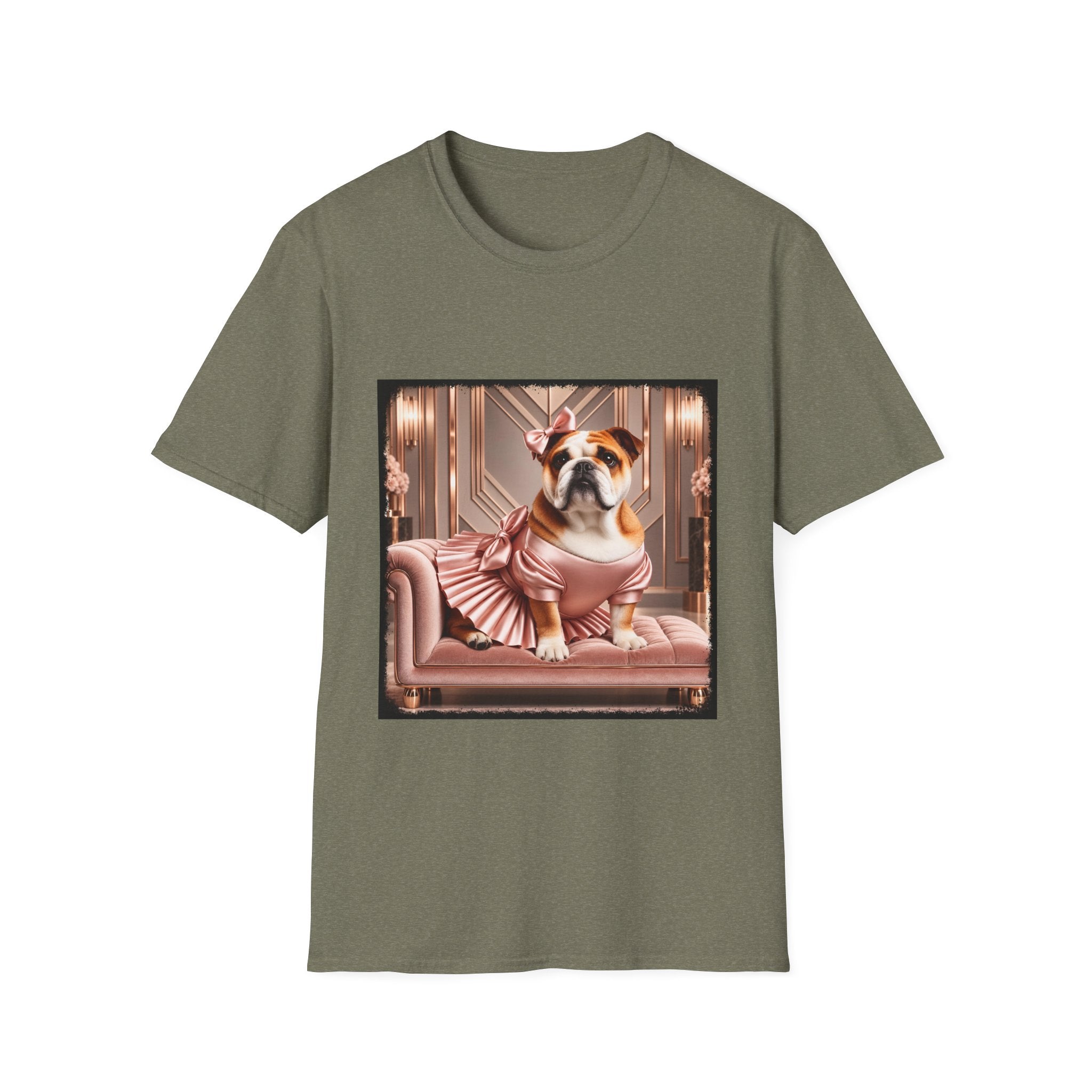 Bulldog Shirt | Iconic Peach Dog Lover Tee