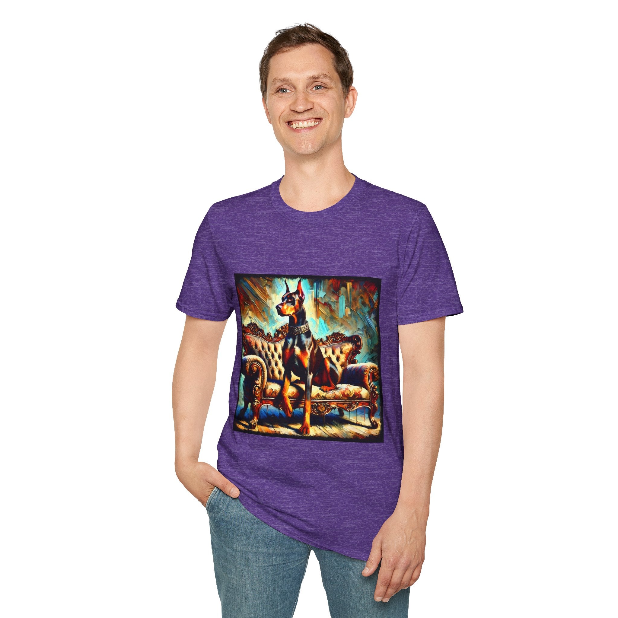 Doberman Pinscher Chocolate Classic | Unisex Dog T-Shirt