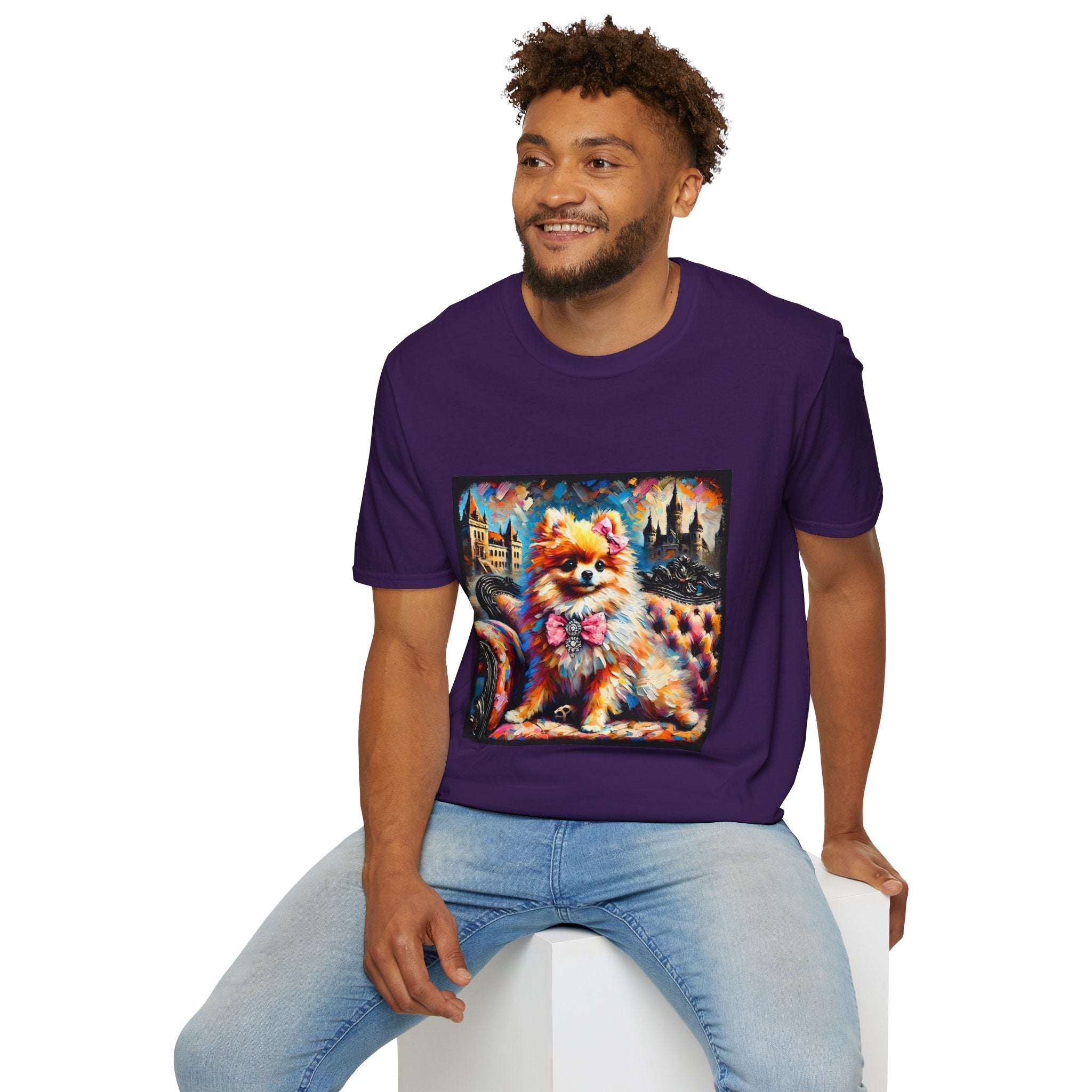 Pomeranian Diamond Princess Classic  | Unisex Dog T-Shirt