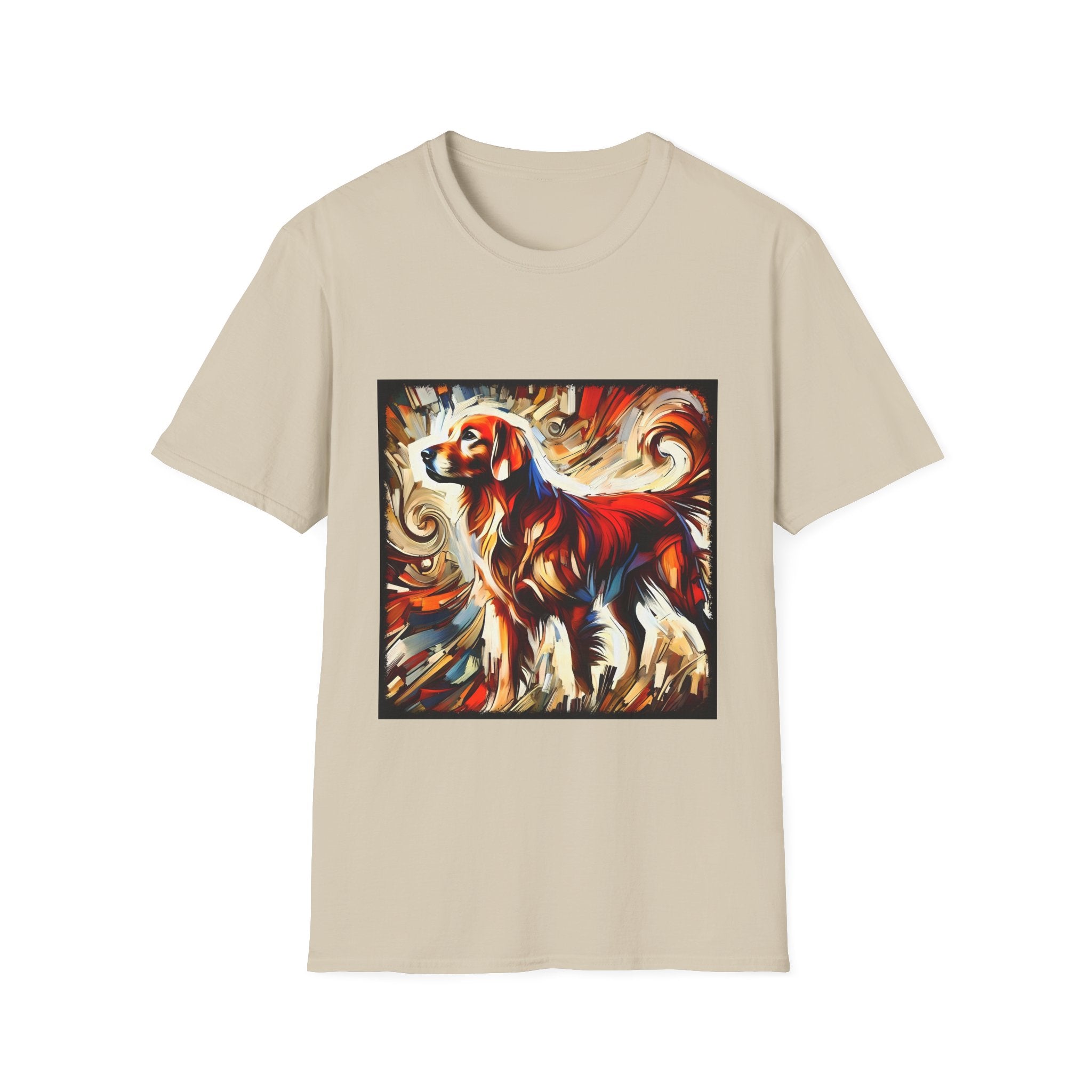 Golden Retriever Shirt | Bold Red Classic Dog Lover Tee