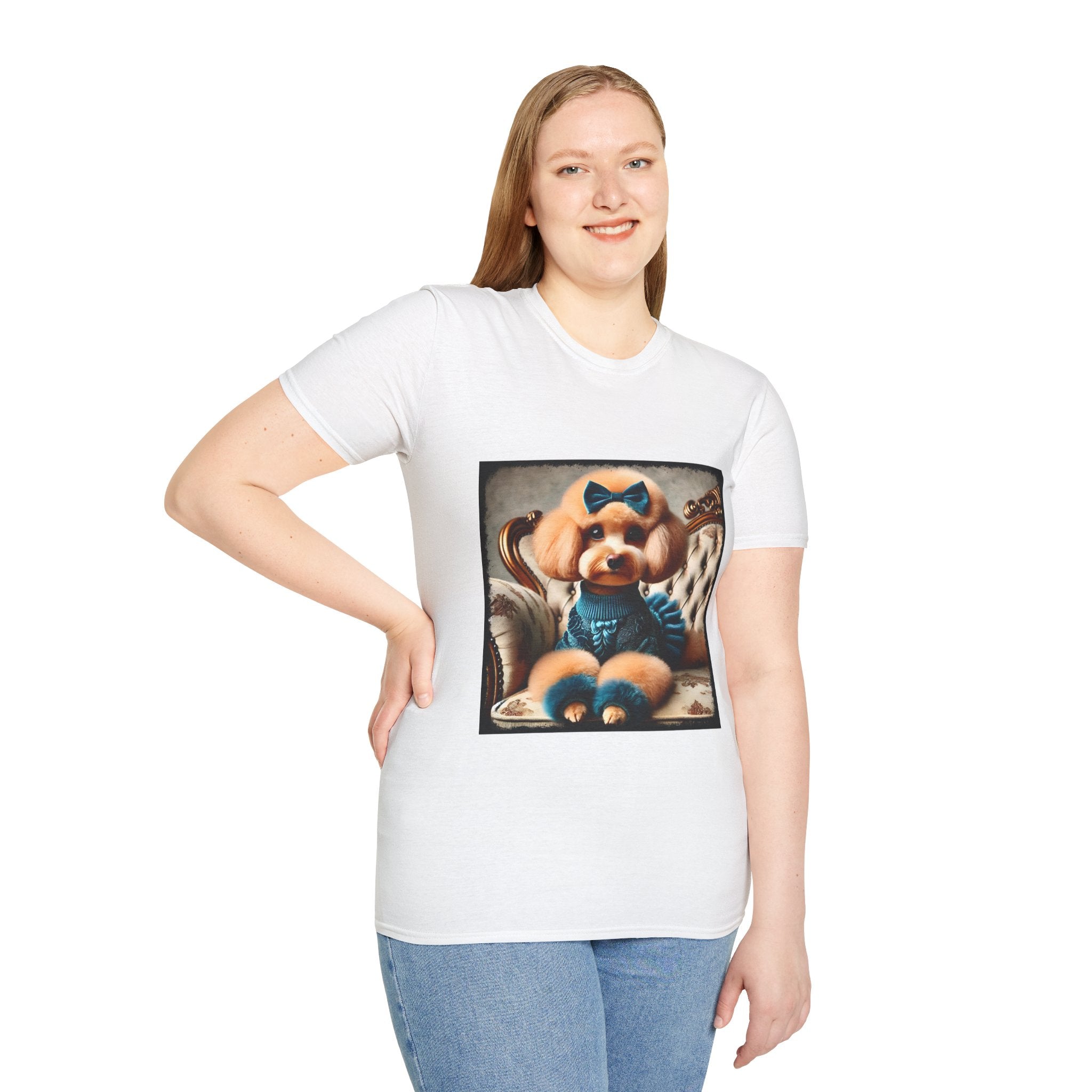 Poodle Trendy Tail | Unisex Dog T-Shirt