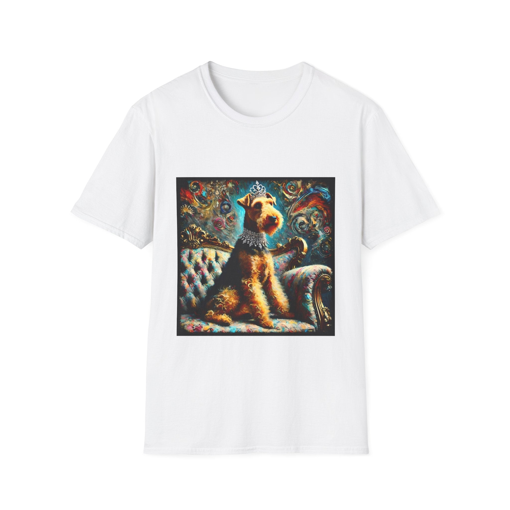 Airedale Terrier Shirt | Diamond Princess Swirl Dog Lover Tee