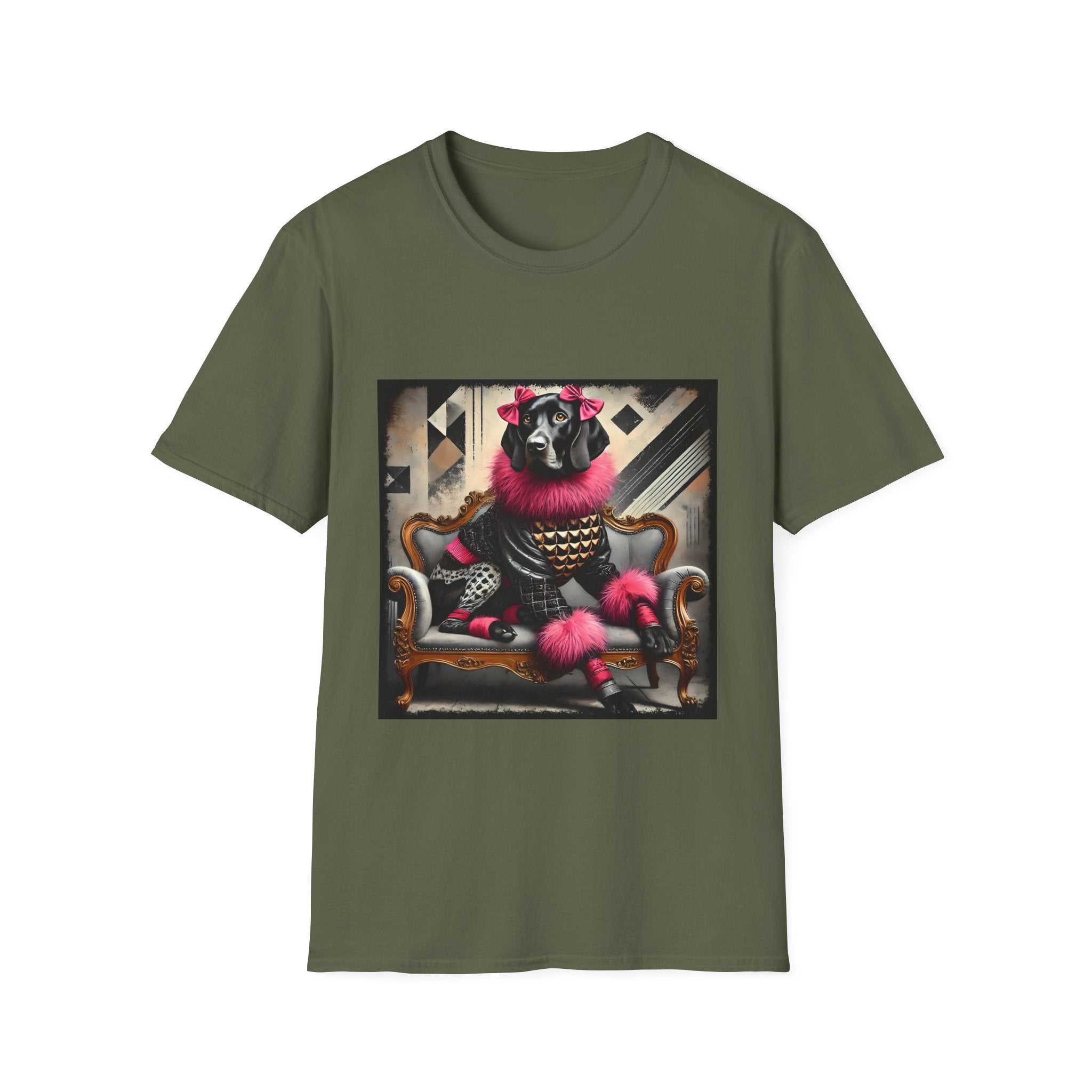 German Shorthaired Pointer Chic Rocker | Unisex Dog T-Shirt
