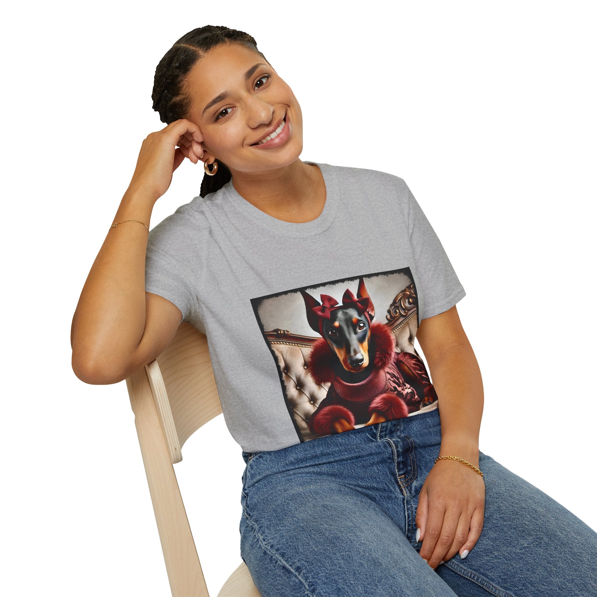 Doberman Pinscher Slay Queen | Unisex Dog T-Shirt