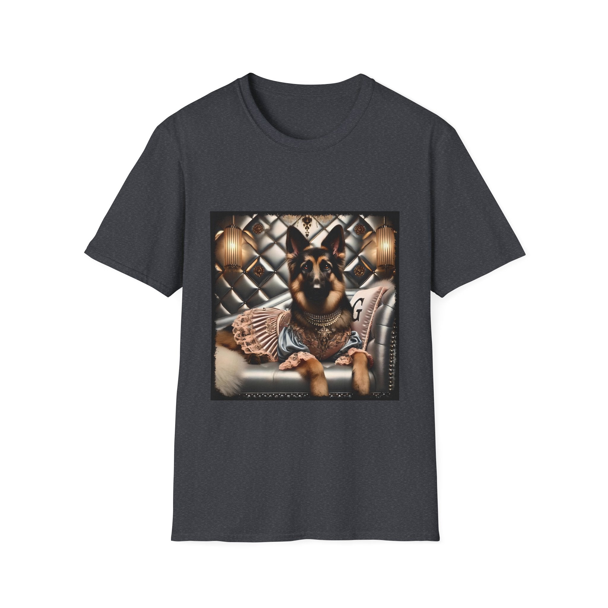 German Shepherd Elegant Muse | Unisex Dog T-Shirt