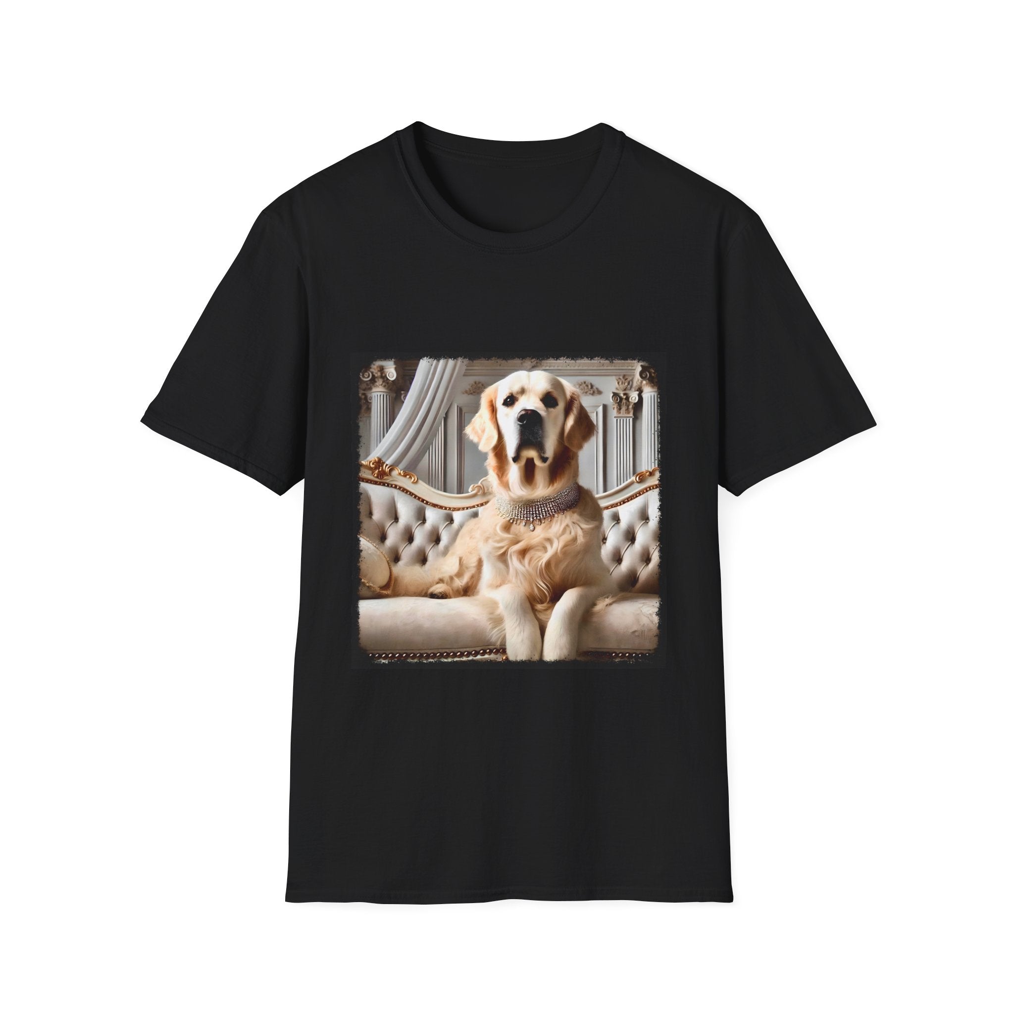 Golden Retriever Supreme Style design dog lover unisex t-shirt in black