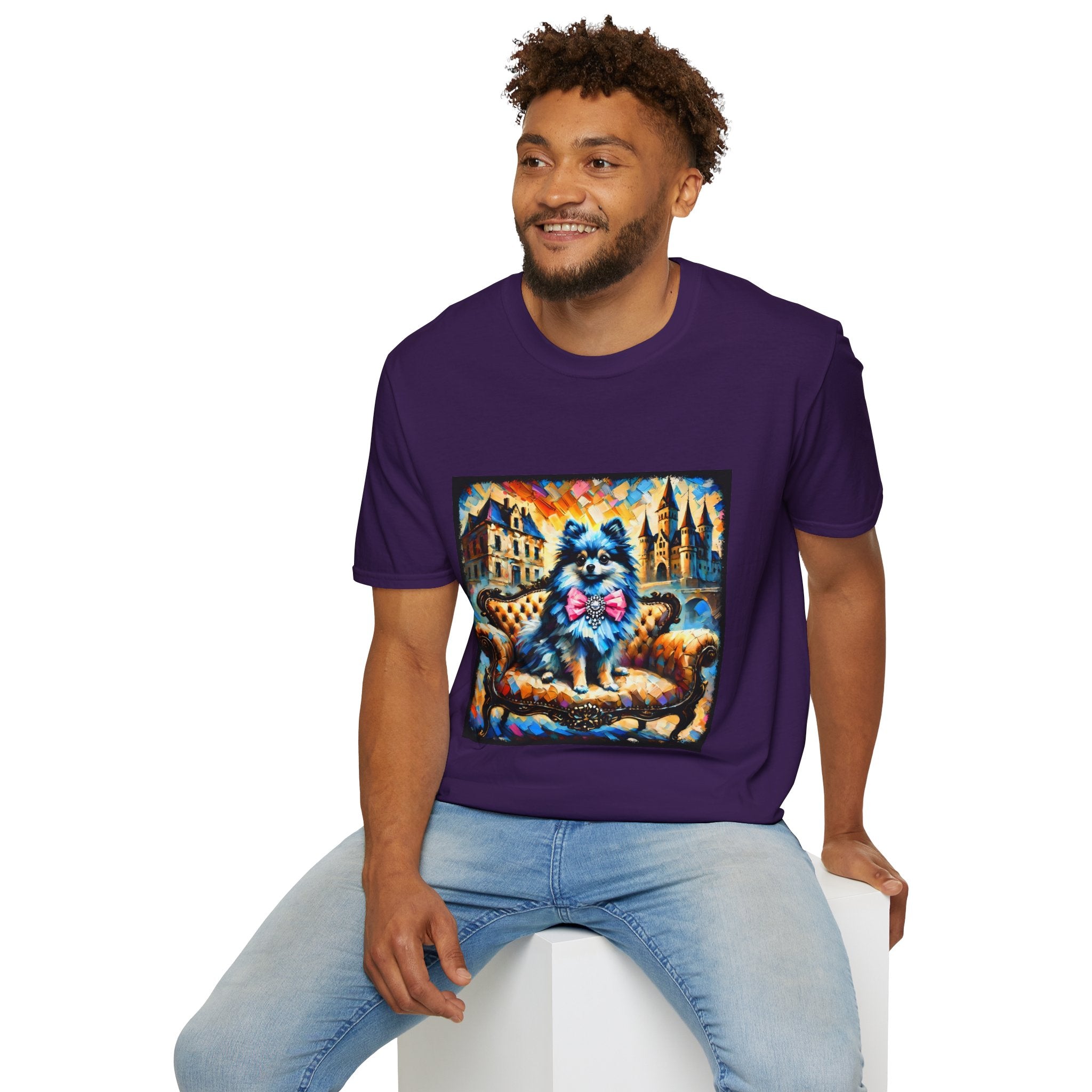 Pomeranian Blue Diamond Classic | Unisex Dog T-Shirt