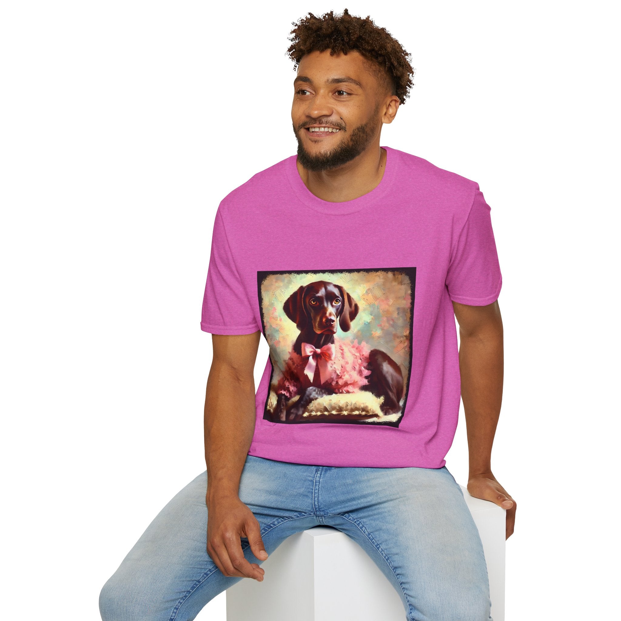 German Shorthaired Pointer Poised Classic | Unisex Dog T-Shirt