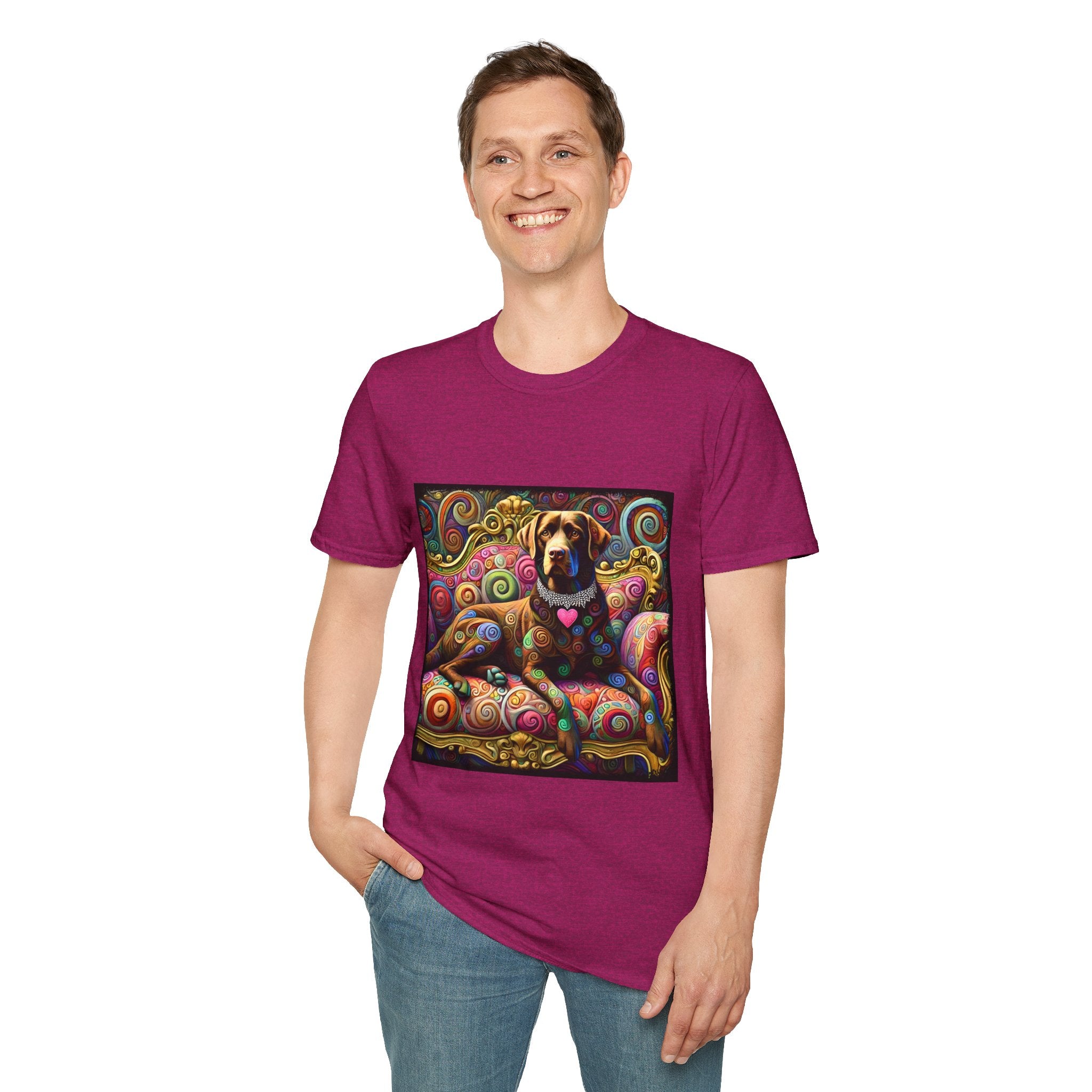 Labrador Retriever Love Swirl | Unisex Dog T-Shirt