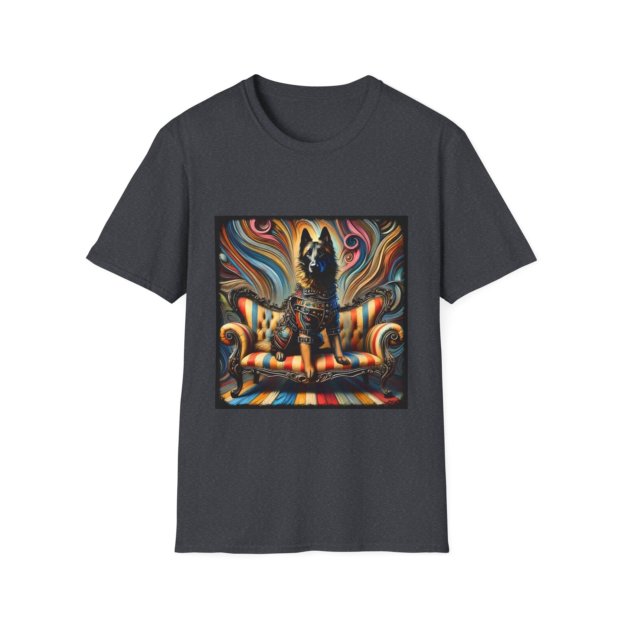 Belgian Malinois Vivid Rocker | Unisex Dog T-Shirt