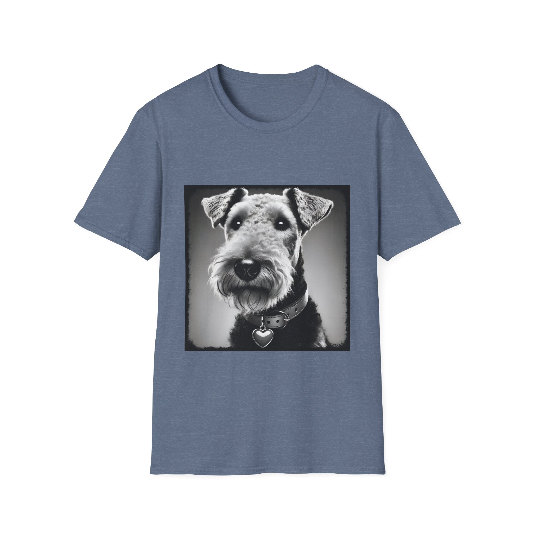 Airedale Terrier Shirt | Heart Charm Dog Lover Tee