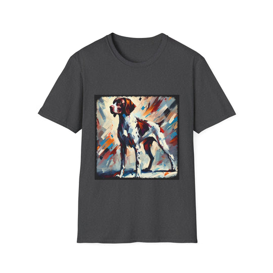 German Shorthaired Pointer Strong Classic design dog lover unisex t-shirt in dark heather