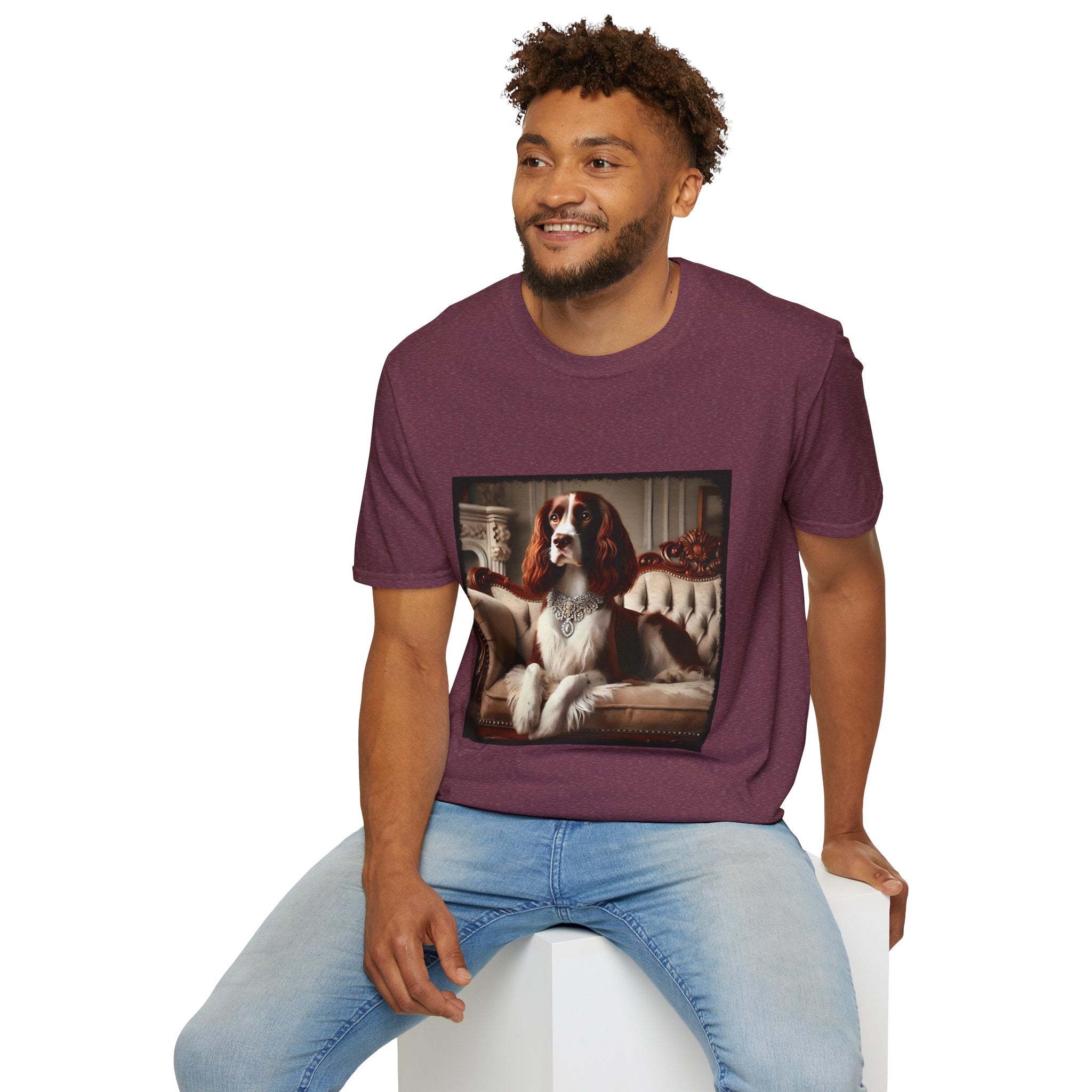 English Springer Spaniel Posh Princess | Unisex Dog T-Shirt