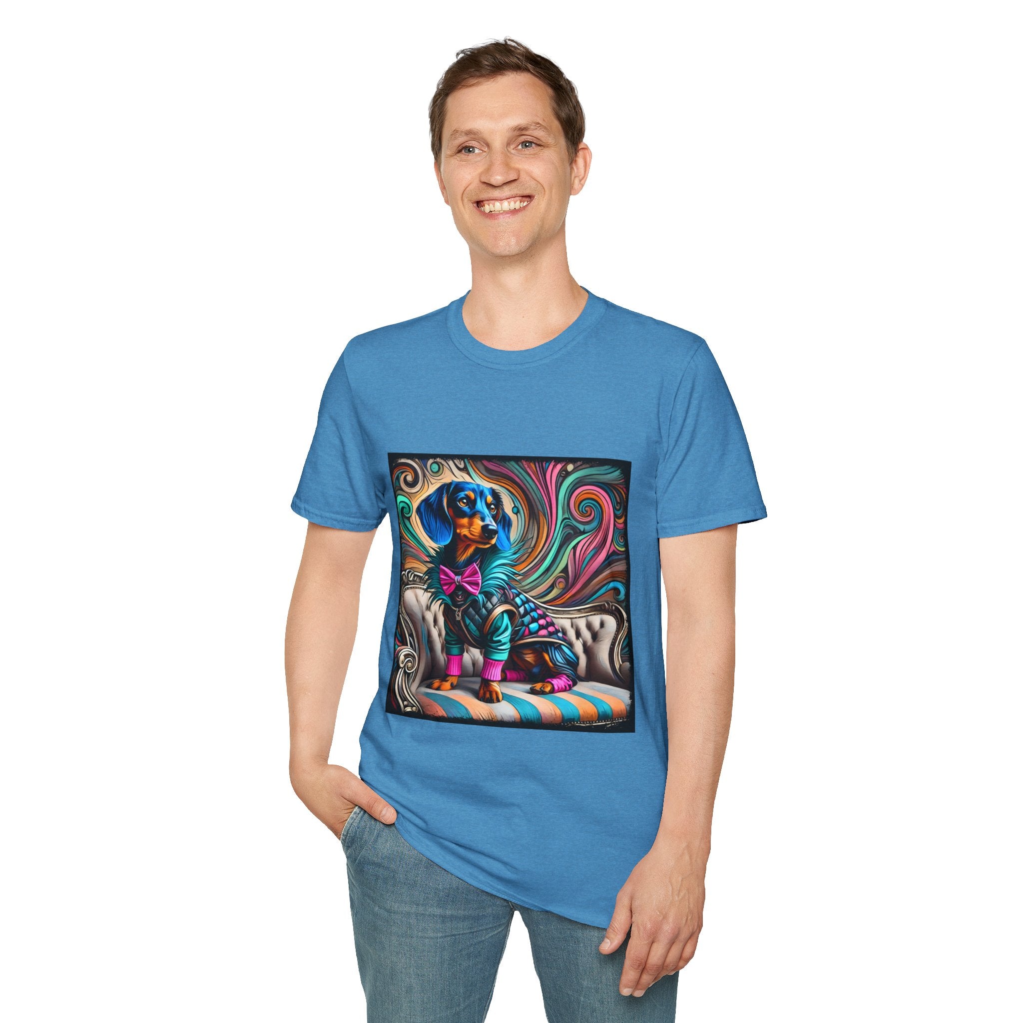 Dachshund Blue Rocker | Unisex Dog T-Shirt