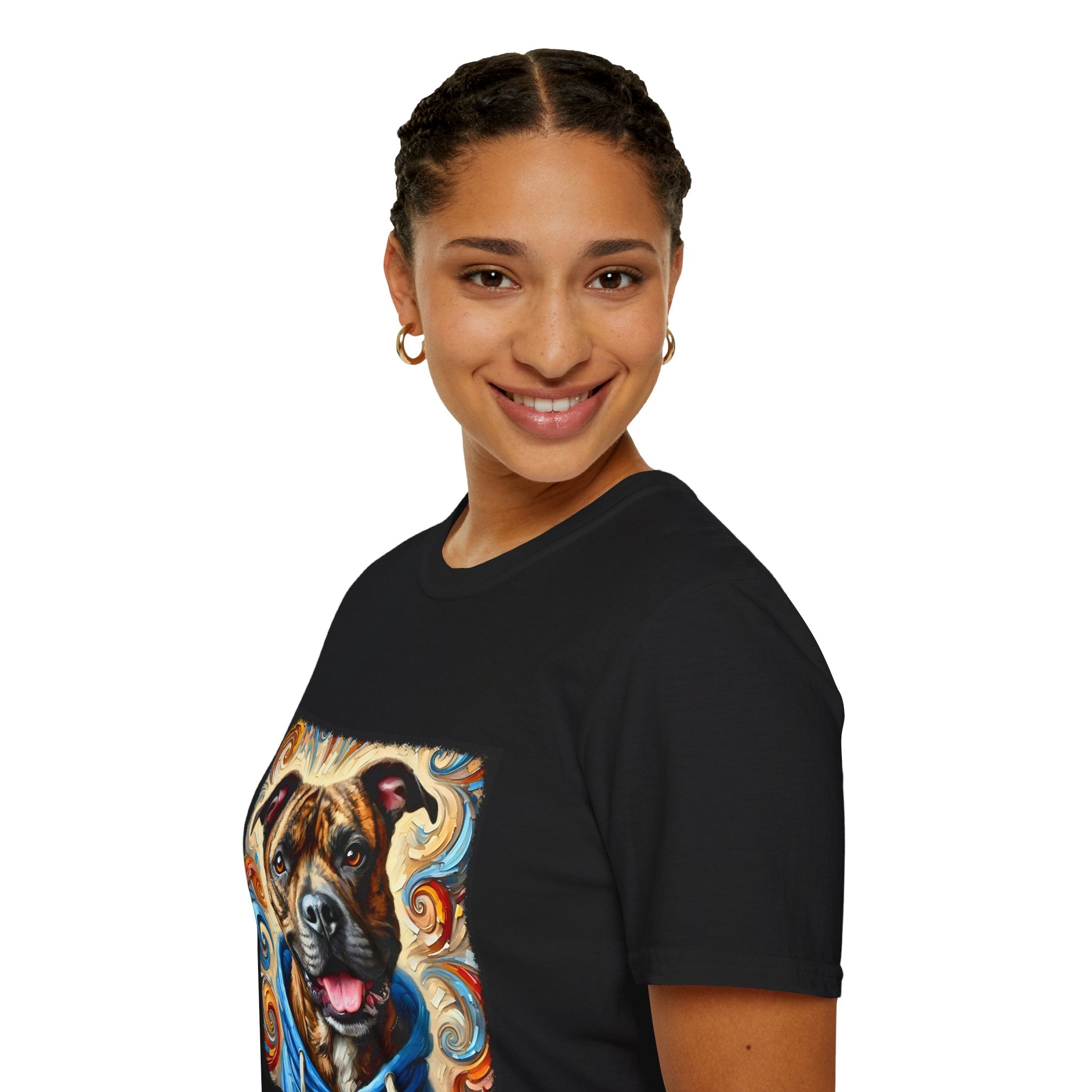 American Pit Bull Terrier Shirt | Brindle Swirl Dog Lover Tee