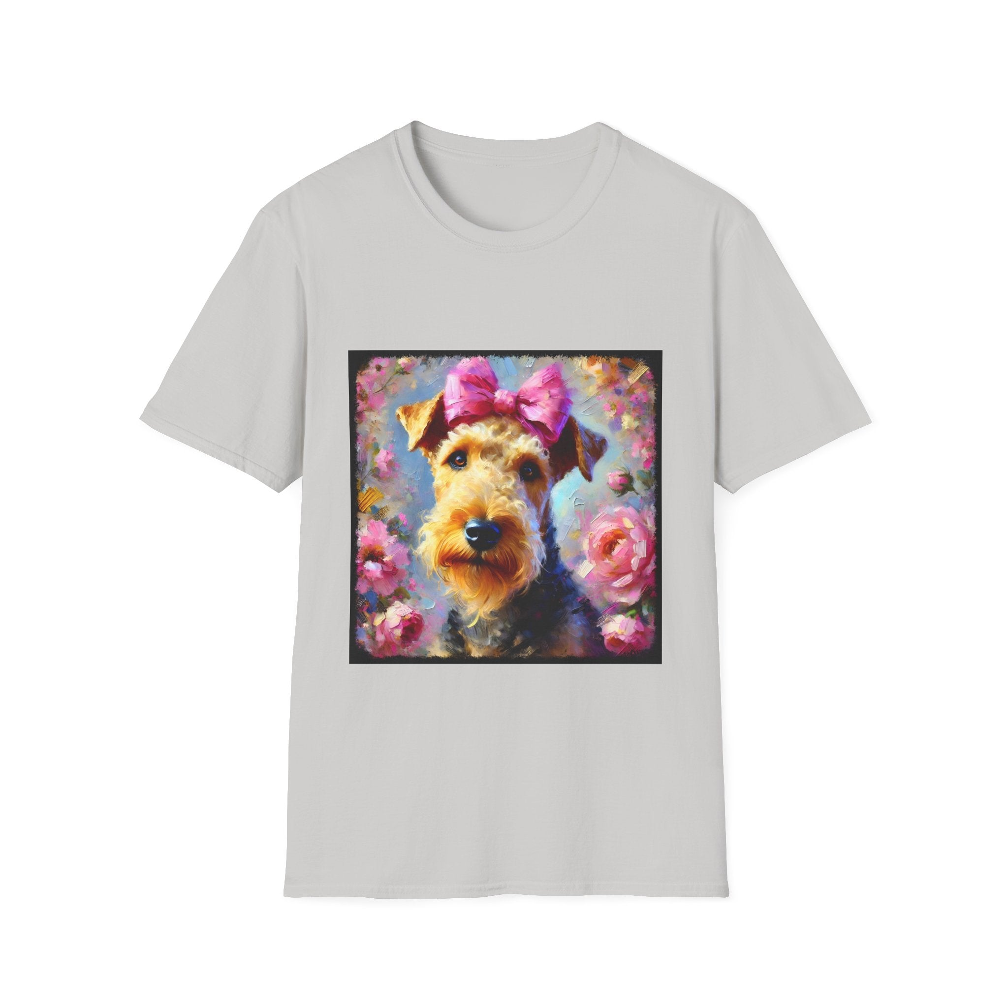 Airedale Terrier Shirt | Pastel Rose Classic Dog Lover Tee