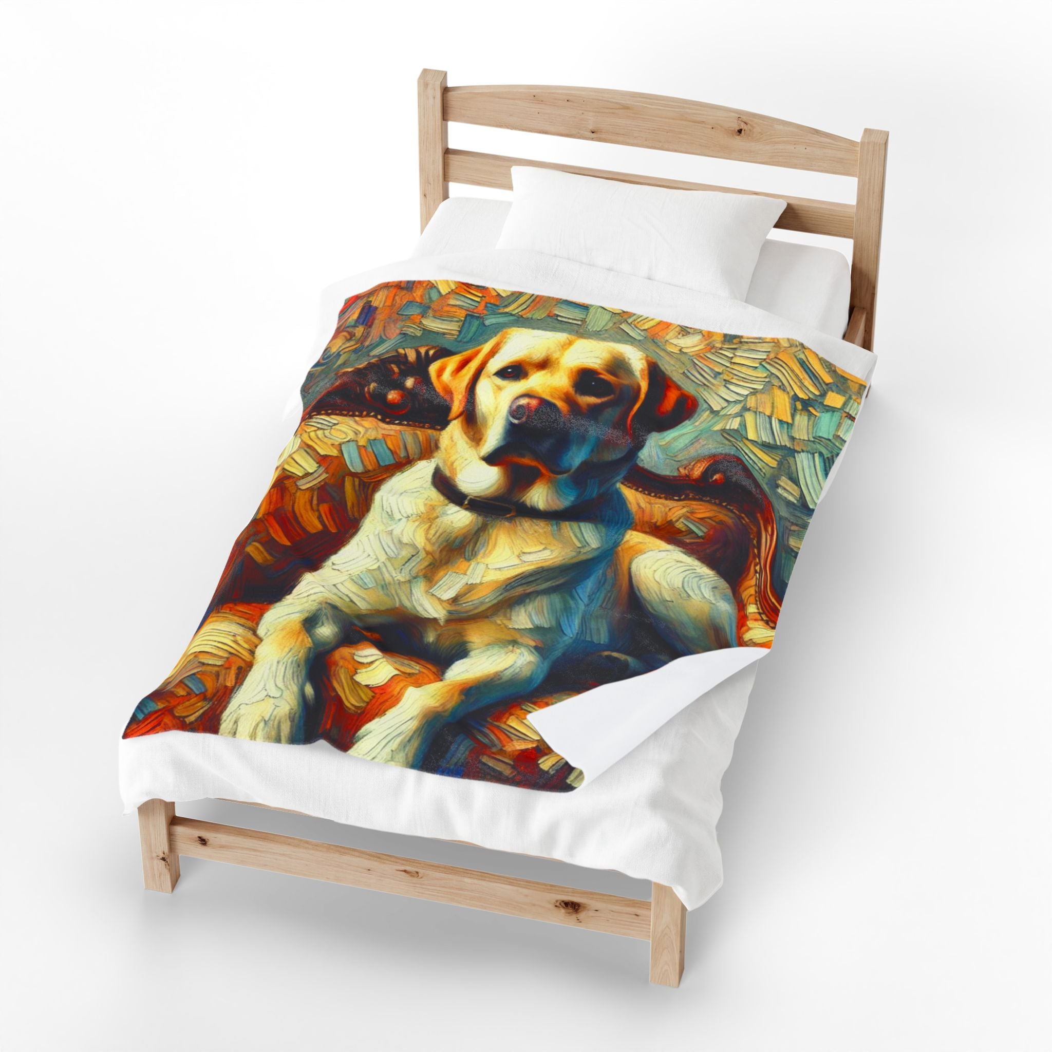 Labrador Retriever Blanket | Classic Vibrant Dog Lover Gift