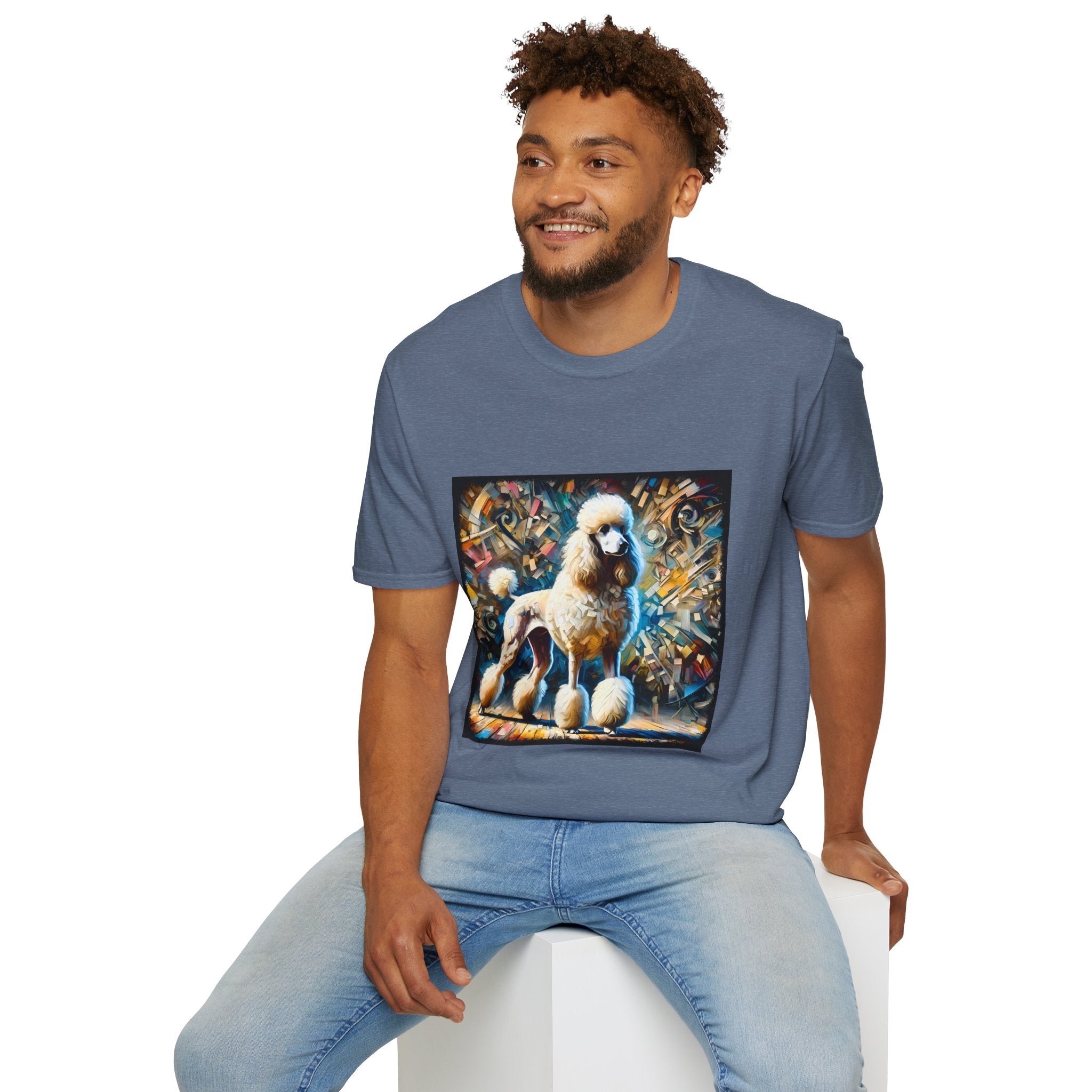 Poodle Pastel Pixel Classic | Unisex Dog T-Shirt