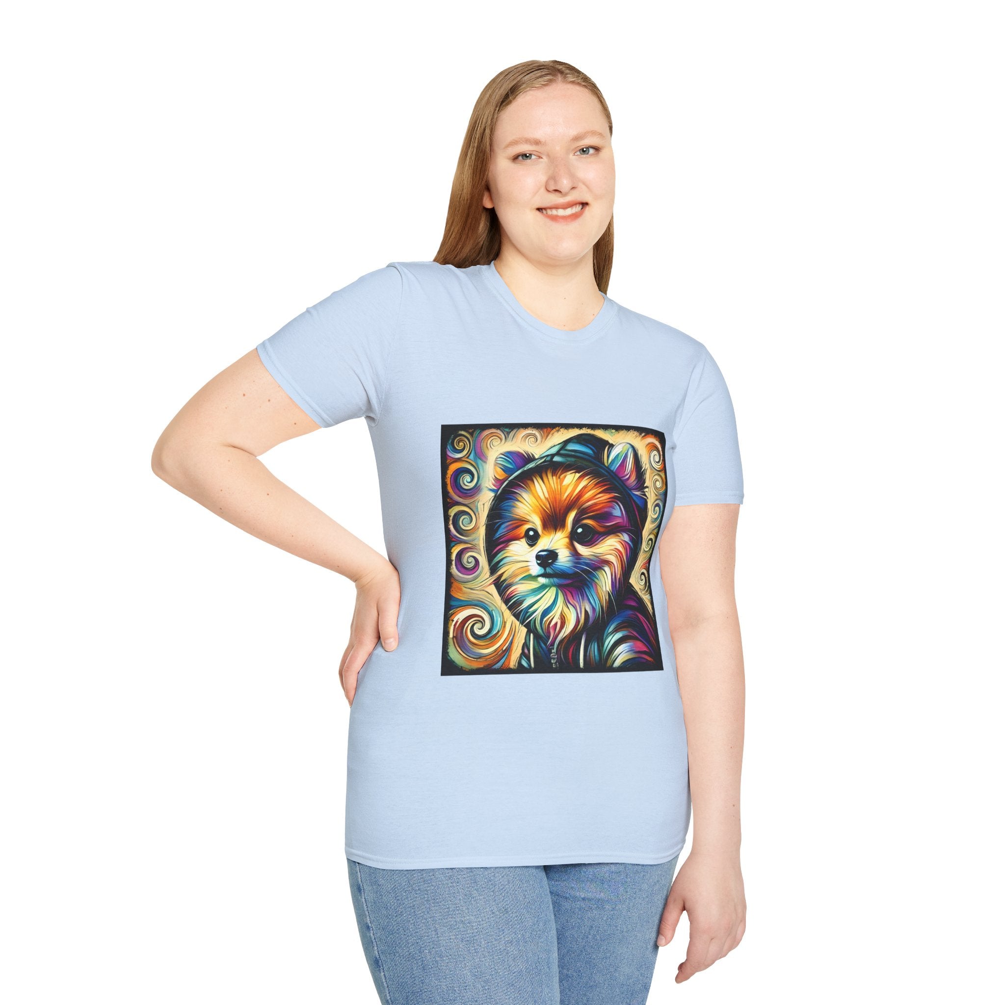 Pomeranian Hoodie Swirl | Unisex Dog T-Shirt