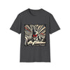 German Shepherd B&W Red Bow | Unisex Dog T-Shirt