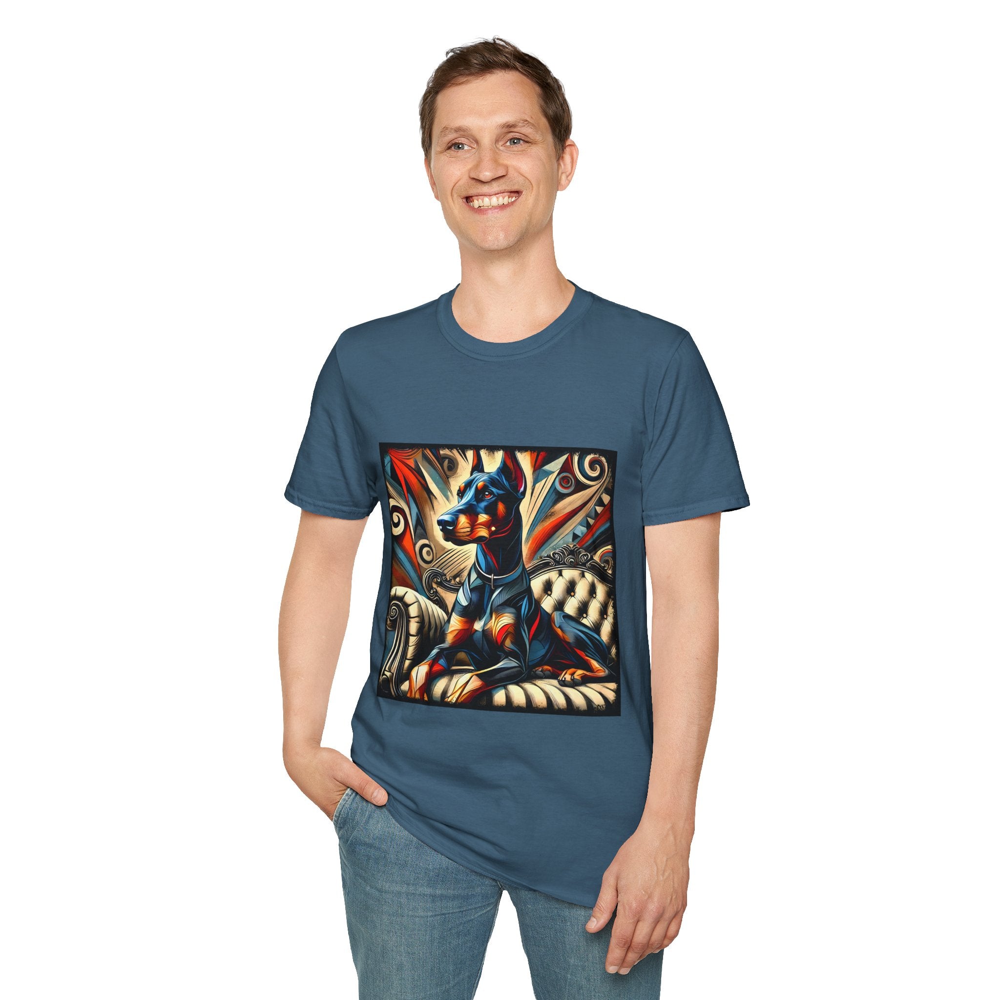 Doberman Pinscher Bold Rebel | Unisex Dog T-Shirt