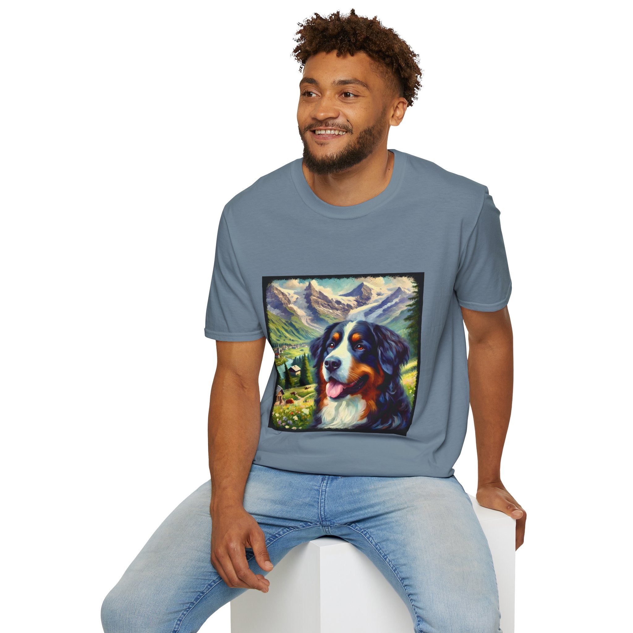 Bernese Mountain Dog Swiss Classic | Unisex Dog T-Shirt