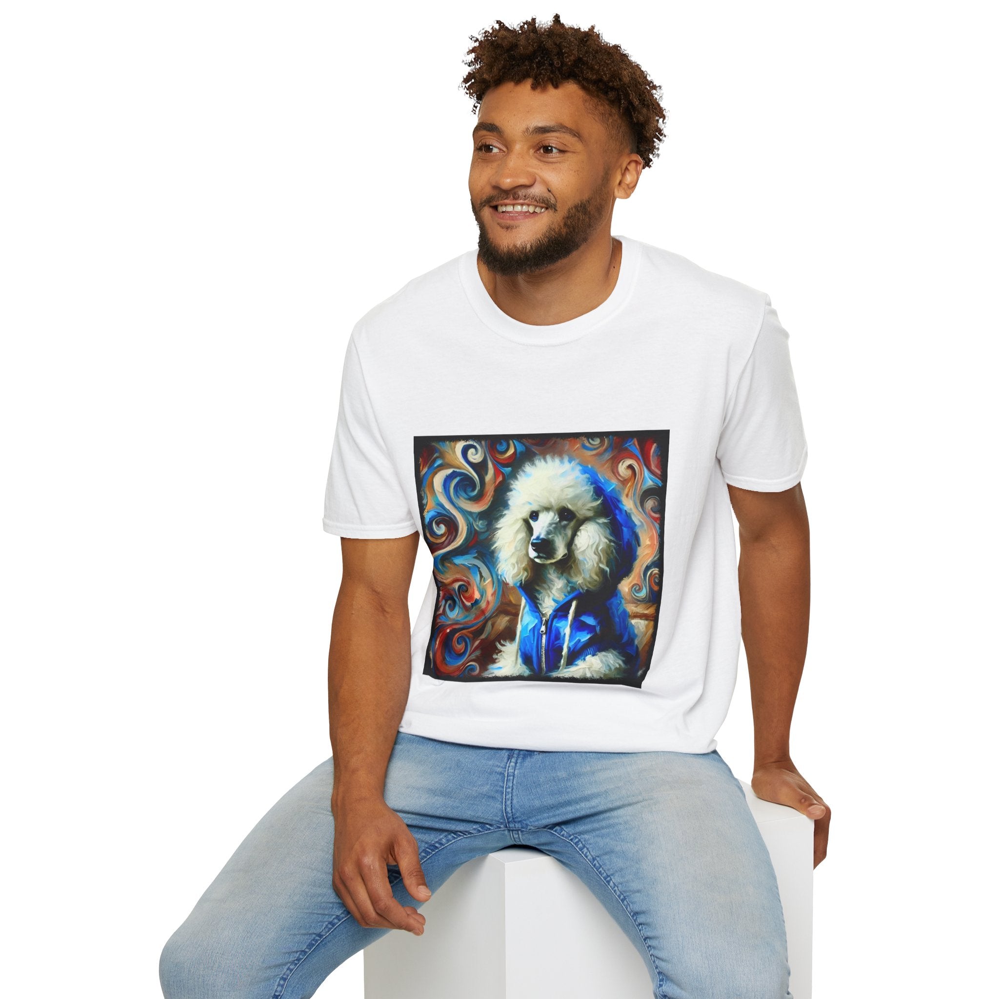 Poodle Street Style Swirl | Unisex Dog T-Shirt