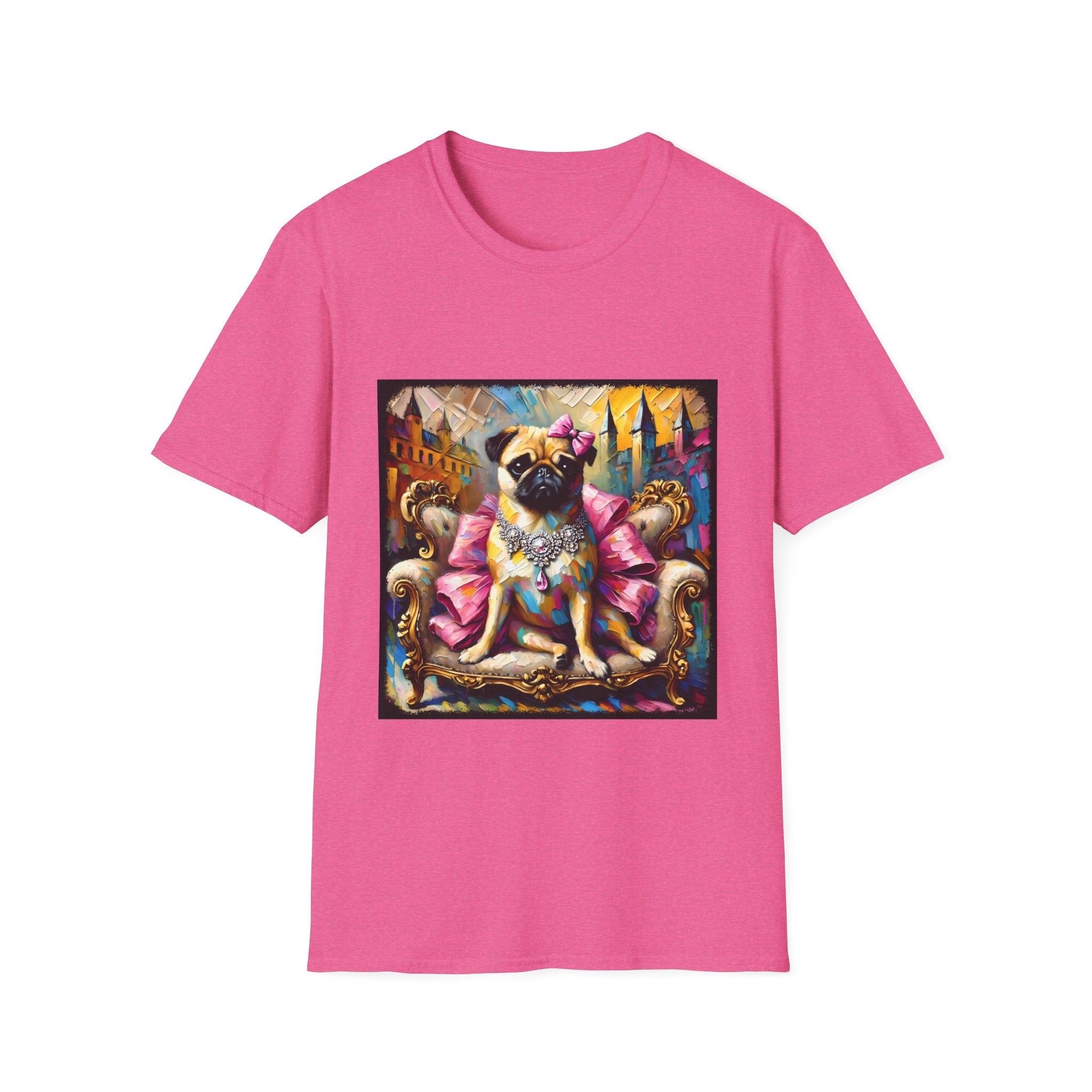Pug Diamond Princess Classic | Unisex Dog T-Shirt