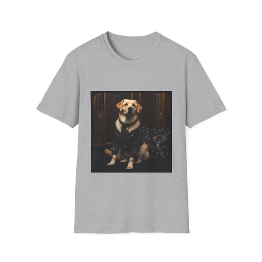 Labrador Retriever Bold Glam design dog lover unisex t-shirt in sport grey