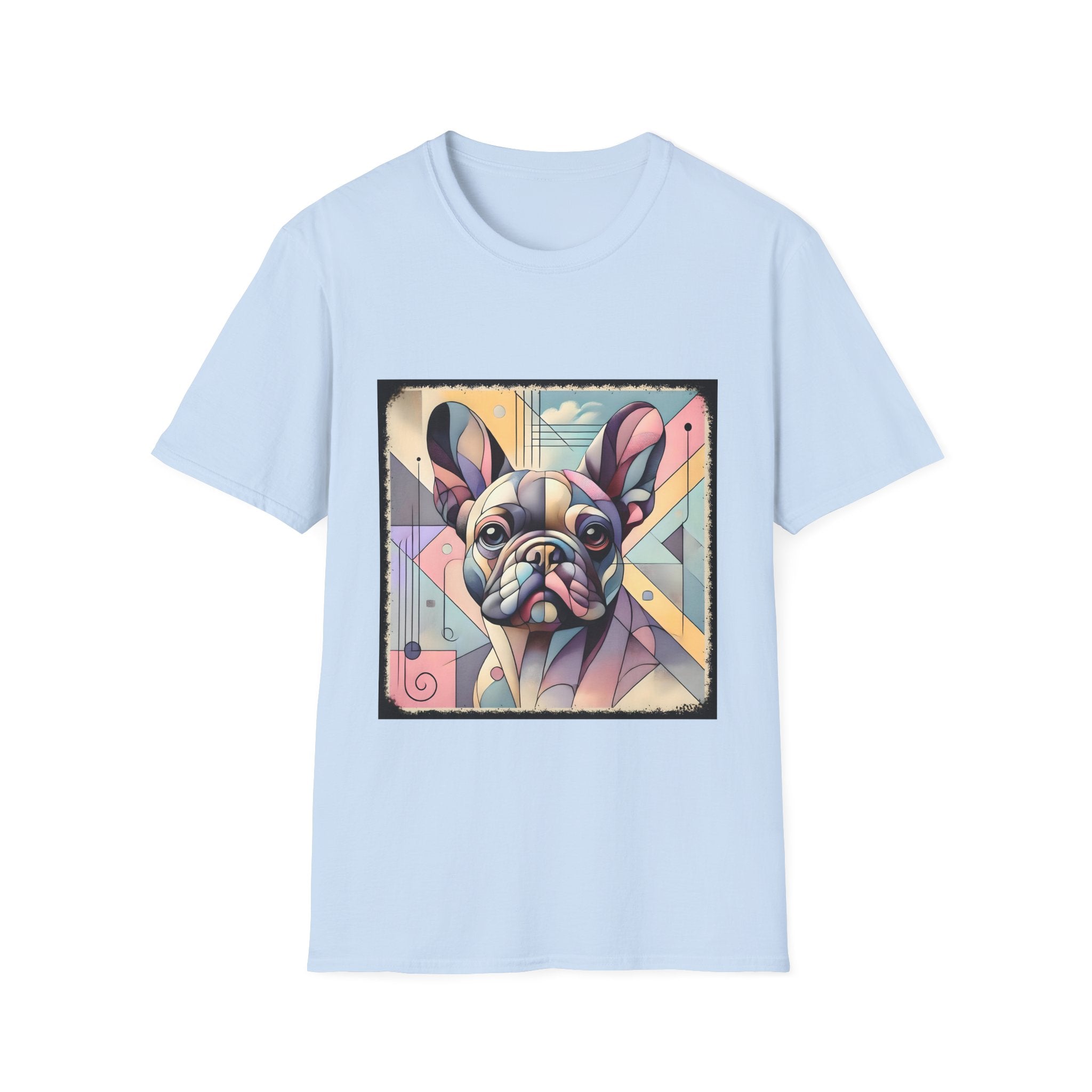French Bulldog Shirt | Pastel Geometric Dog Lover Tee