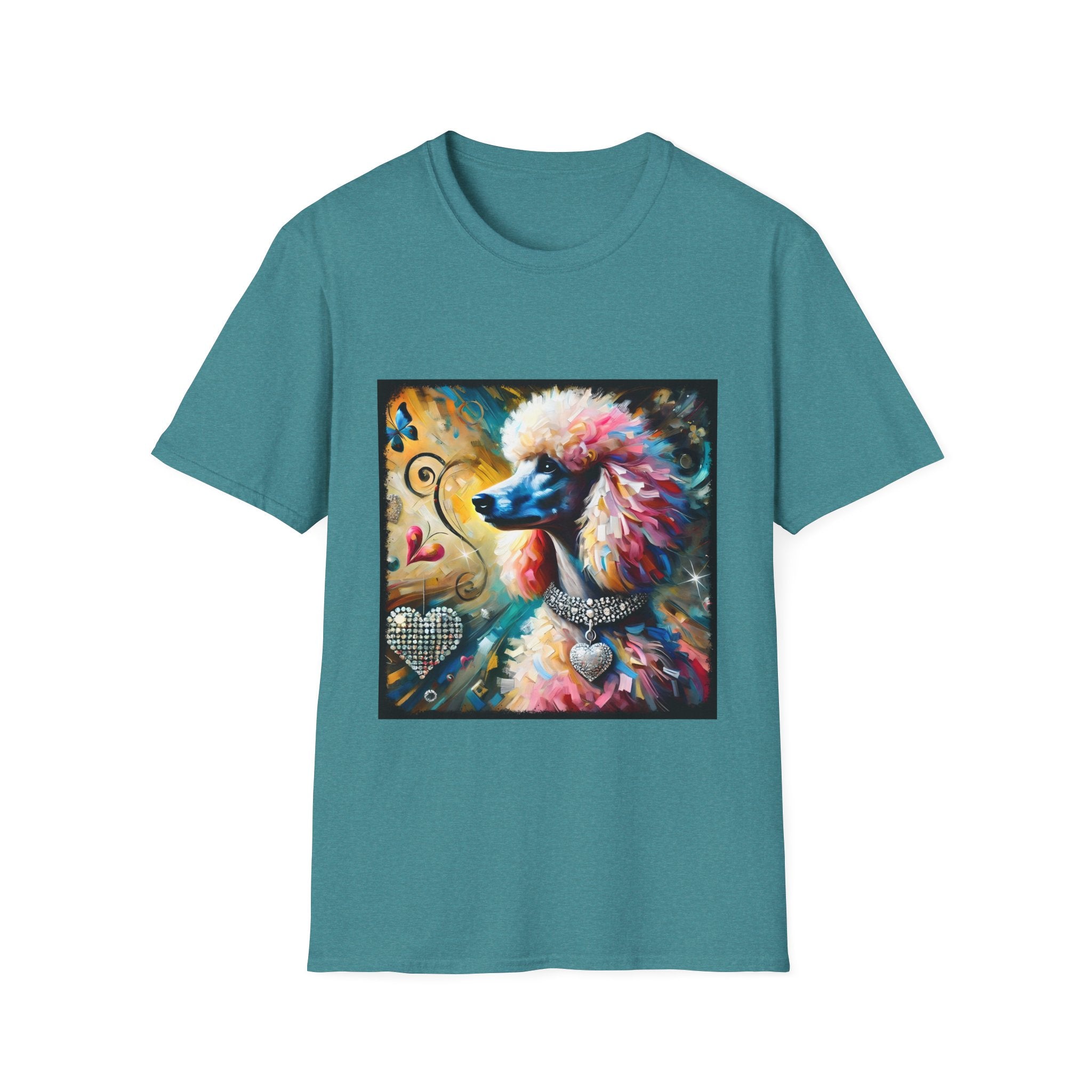 Poodle Diamond Heart Classic | Unisex Dog T-Shirt
