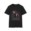 Labrador Retriever On Display design dog lover unisex t-shirt in black