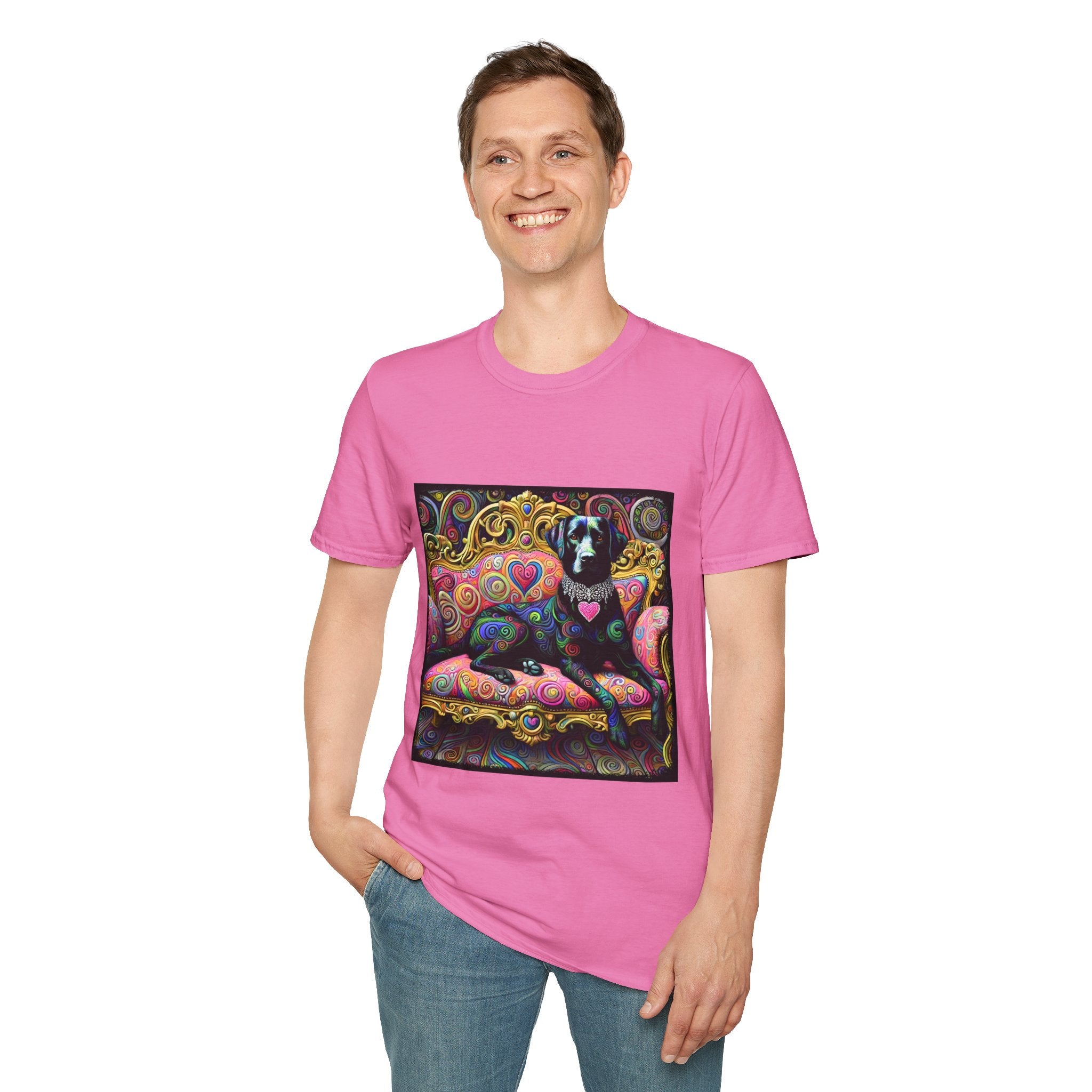 Labrador Retriever Love Swirl | Unisex Dog T-Shirt