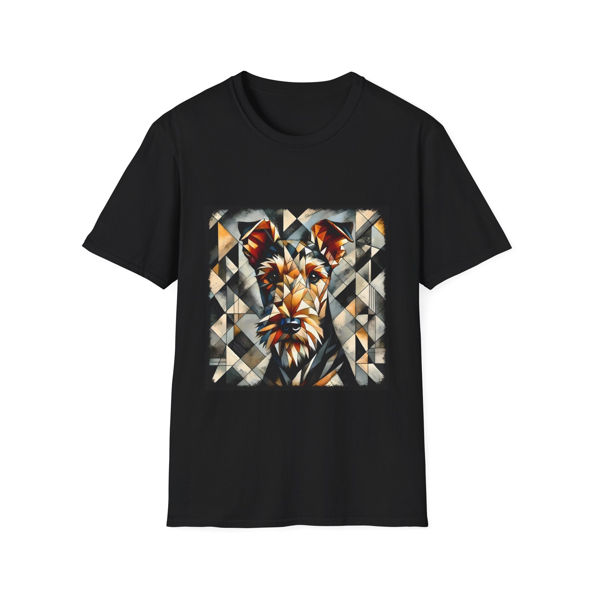 Airedale Terrier Shirt | Bold Geometric Dog Lover Tee