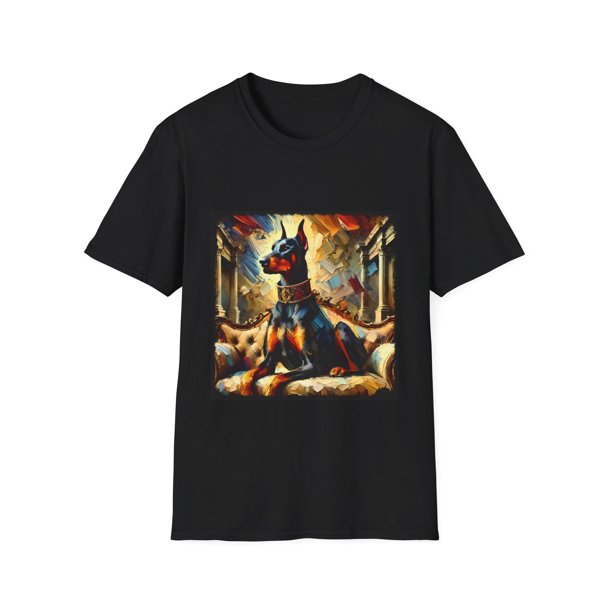 Doberman Pinscher Vivid Classic | Unisex Dog T-Shirt