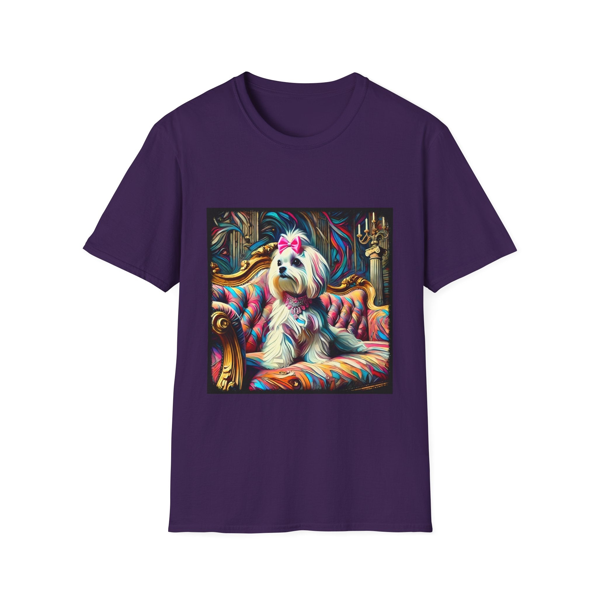 Maltese Diamond Princess Classic | Unisex Dog T-Shirt