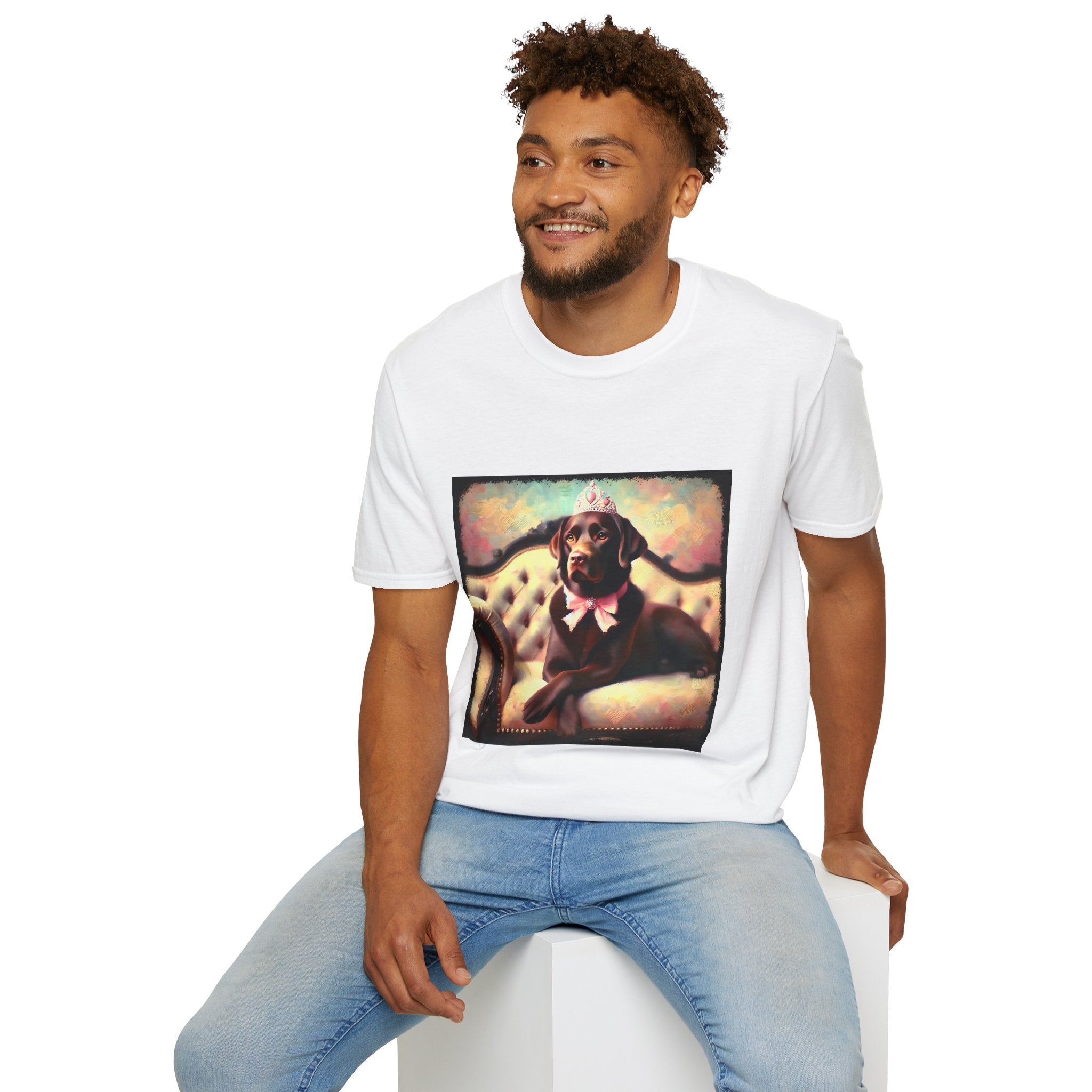 Labrador Retriever Poised Princess Classic | Unisex Dog T-Shirt