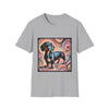 Dachshund Pink Swirl | Unisex Dog T-Shirt
