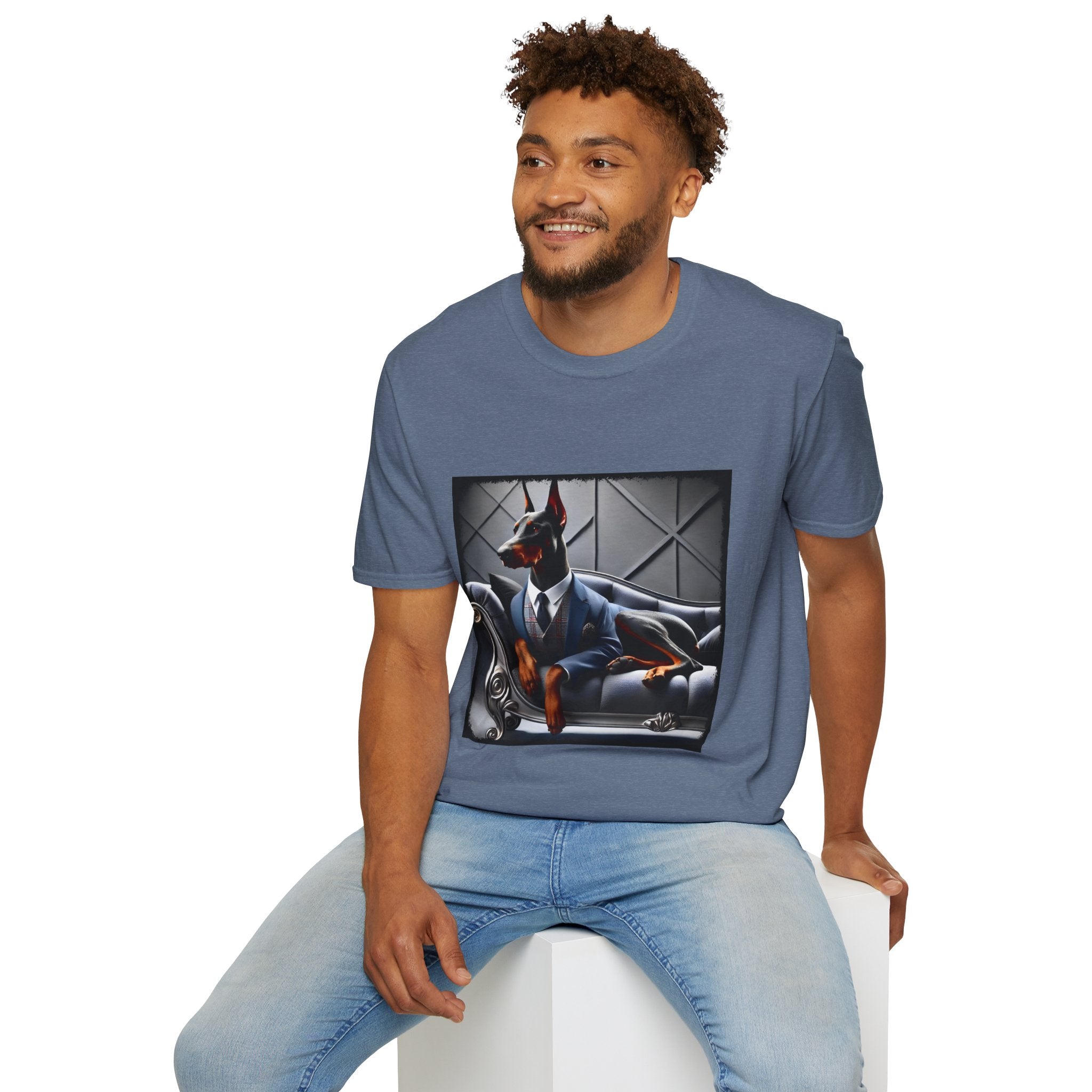Doberman Pinscher Dapper Dude | Unisex Dog T-Shirt