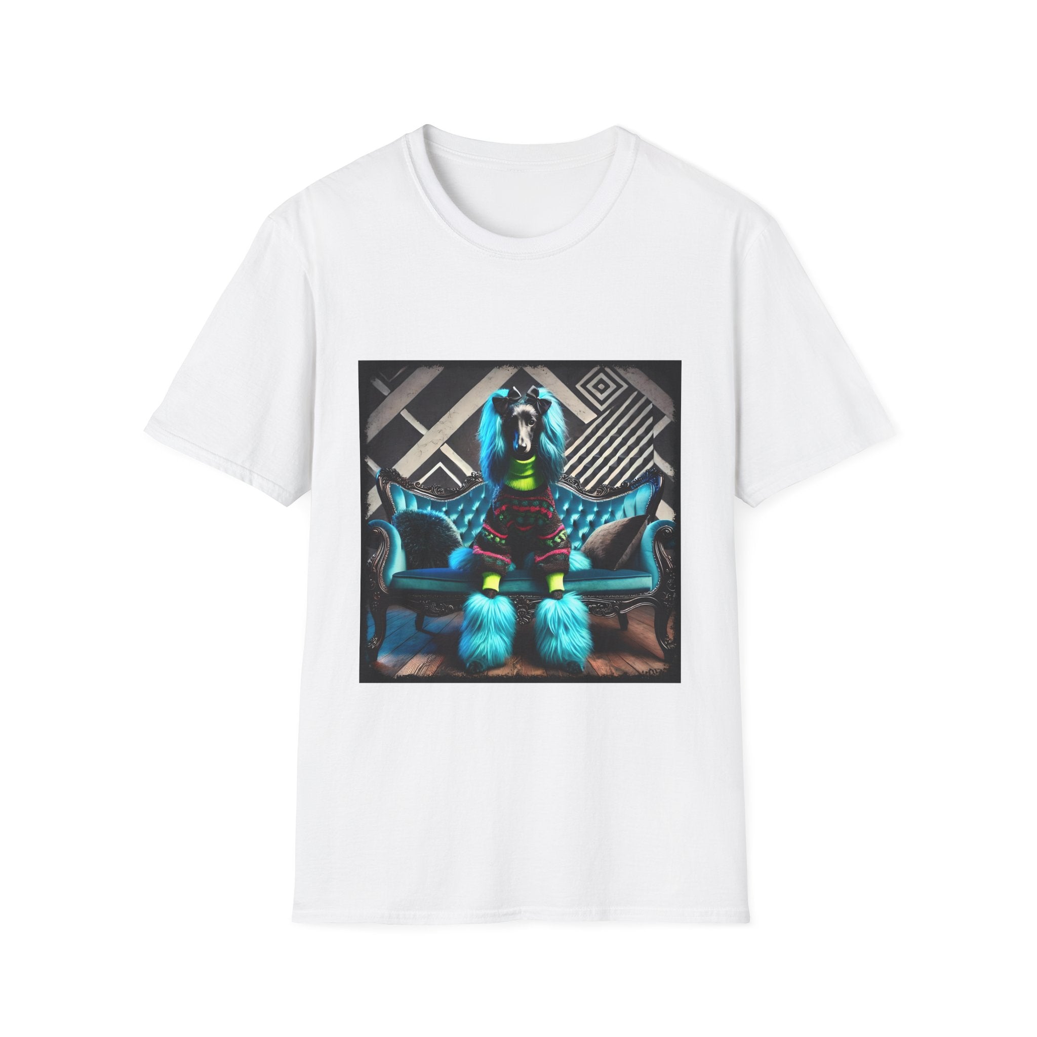 Afghan Hound Shirt | Neon Chic Dog Lover Tee
