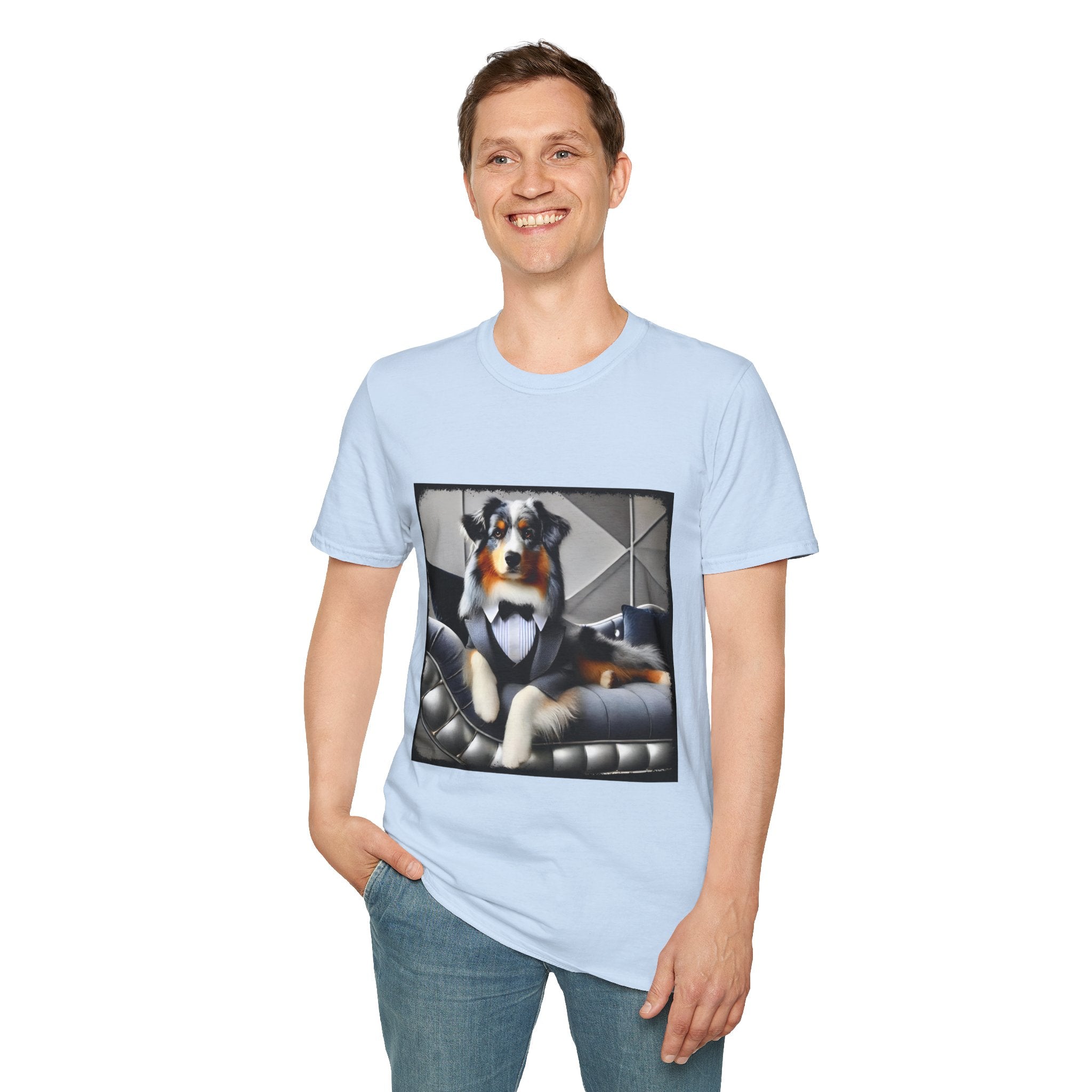Australian Shepherd Dashing Dawg | Unisex Dog T-Shirt